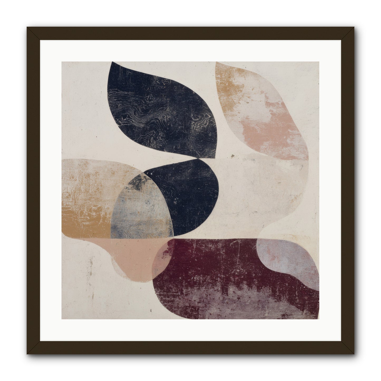 Solar Fringe no.1 -- Framed Print - Black 24x24