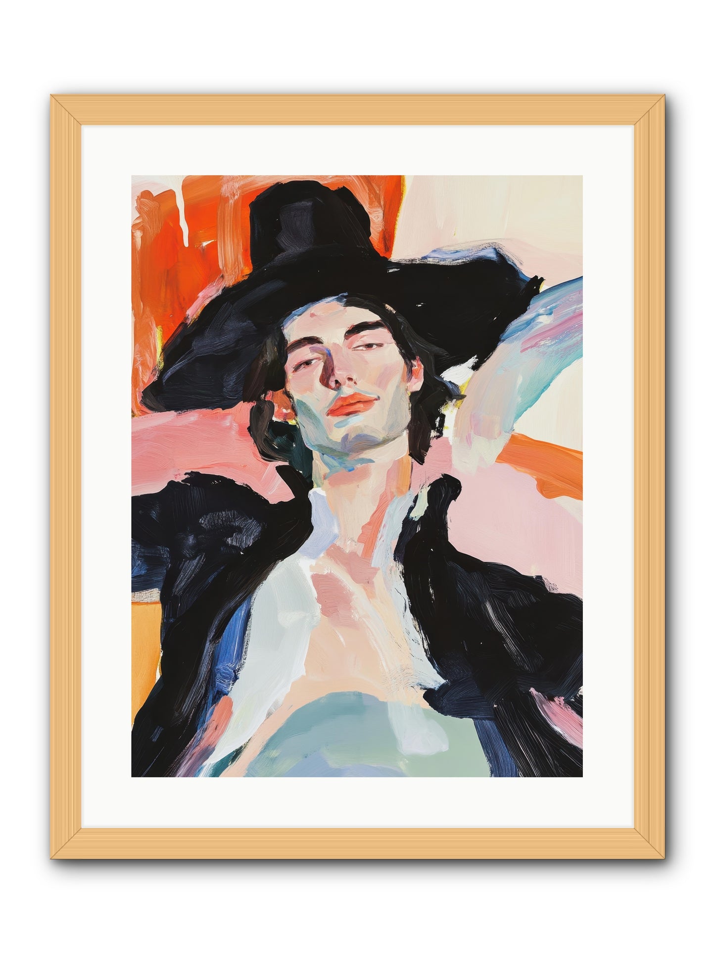 Sole Proprietor Of Love -- Framed Print - Natural 18x24