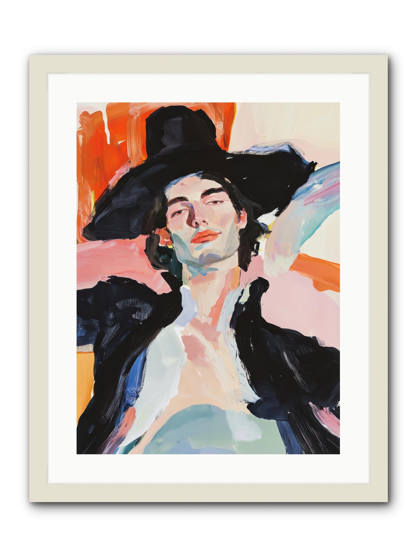 Sole Proprietor Of Love -- Framed Print - White 18x24