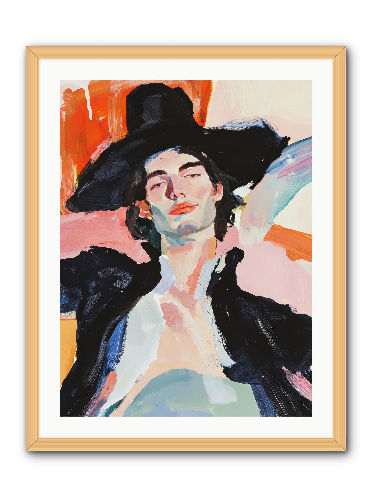 Sole Proprietor Of Love -- Framed Print - Natural 24x32