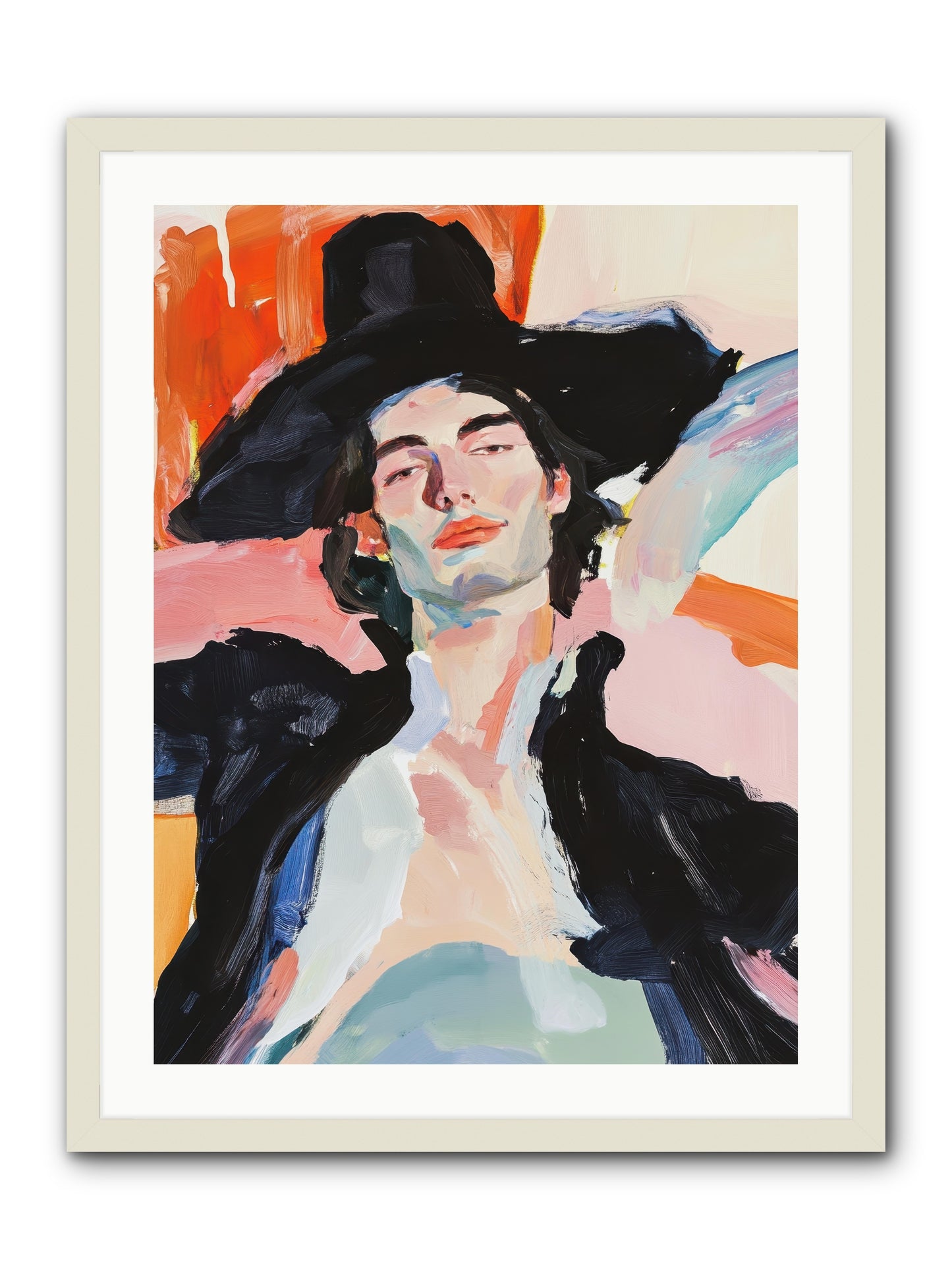 Sole Proprietor Of Love -- Framed Print - White 24x32