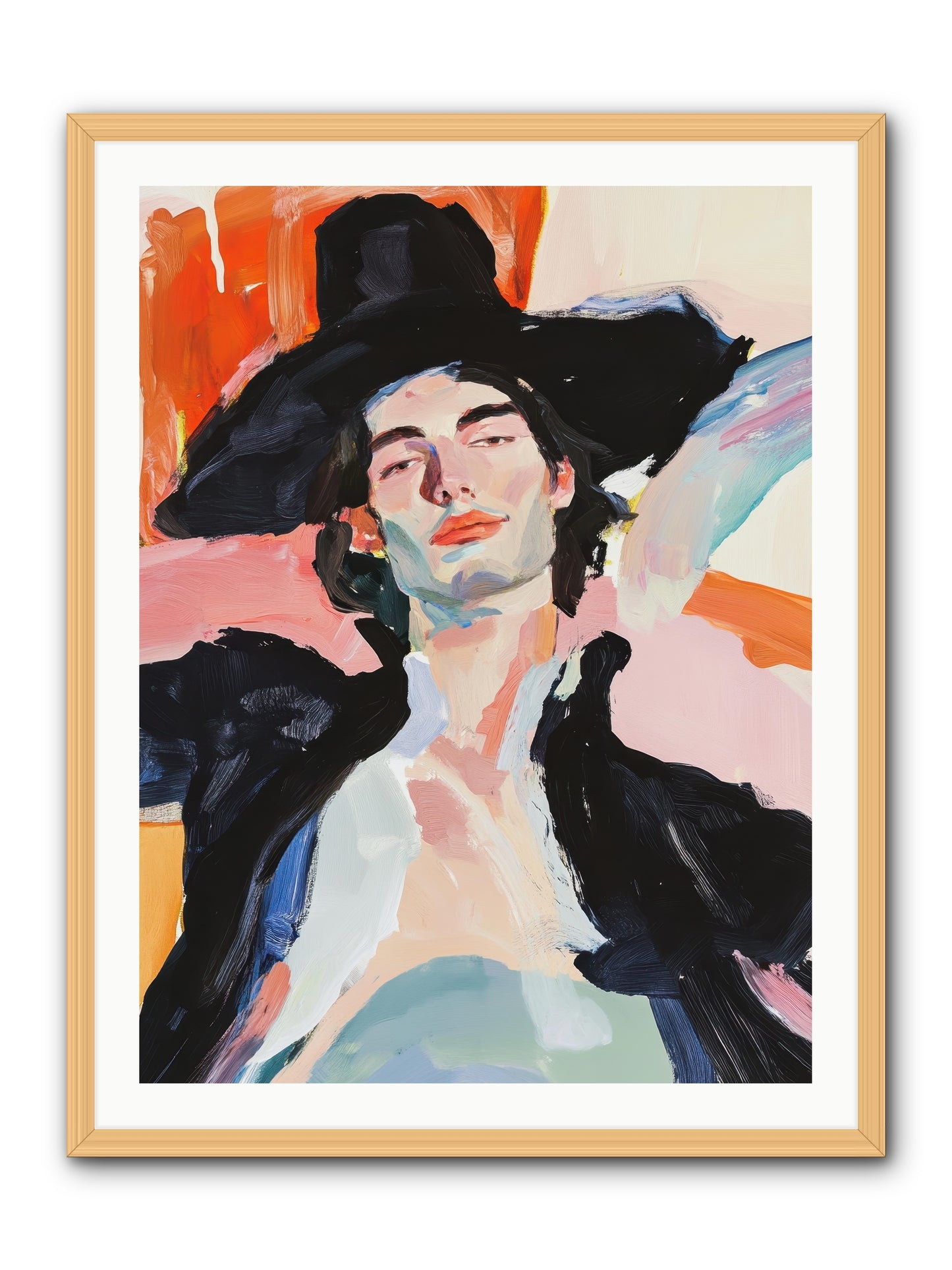 Sole Proprietor Of Love -- Framed Print - Natural 30x40