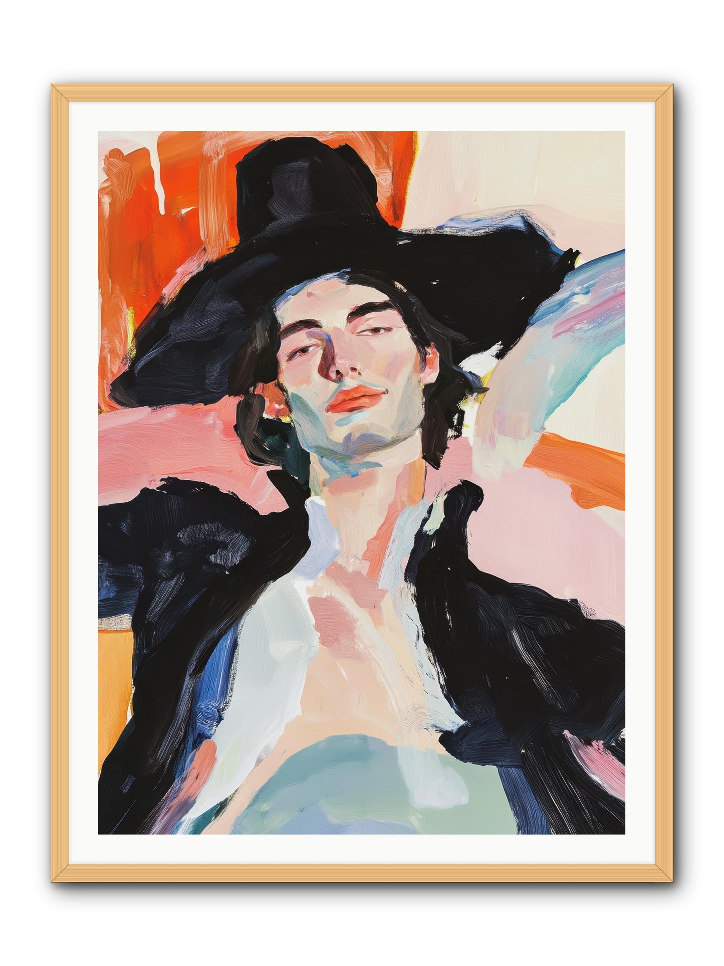 Sole Proprietor Of Love -- Framed Print - Natural 36x48