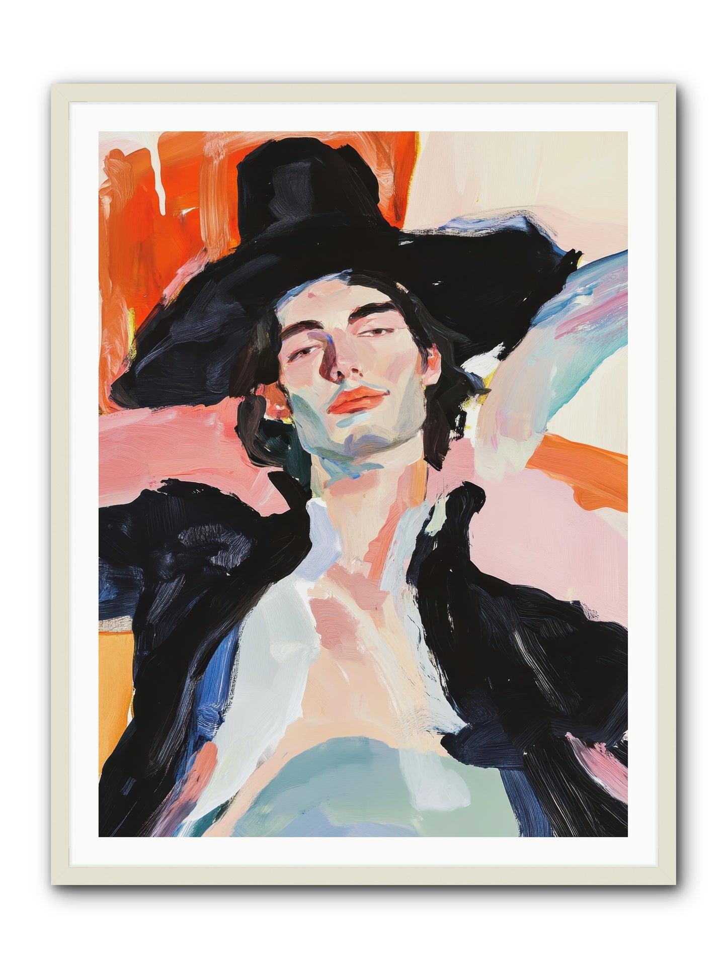 Sole Proprietor Of Love -- Framed Print - White 36x48