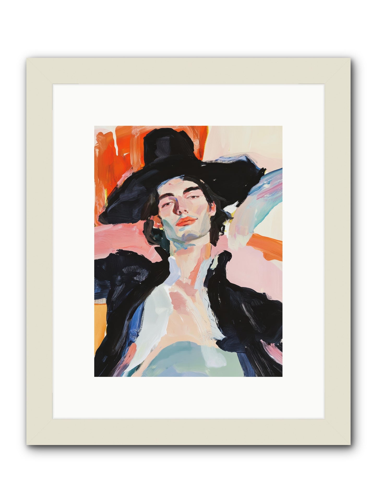 Sole Proprietor Of Love -- Framed Print - White 9x12