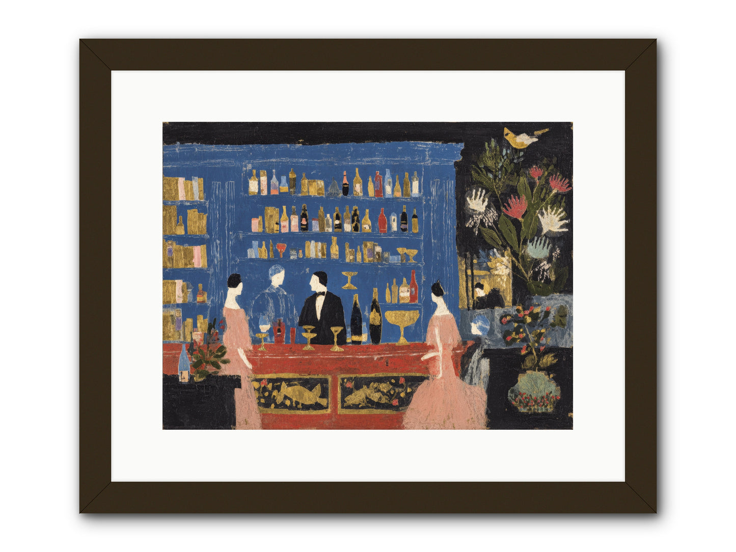 Solitary Pleasures -- Framed Print - Black 16x12