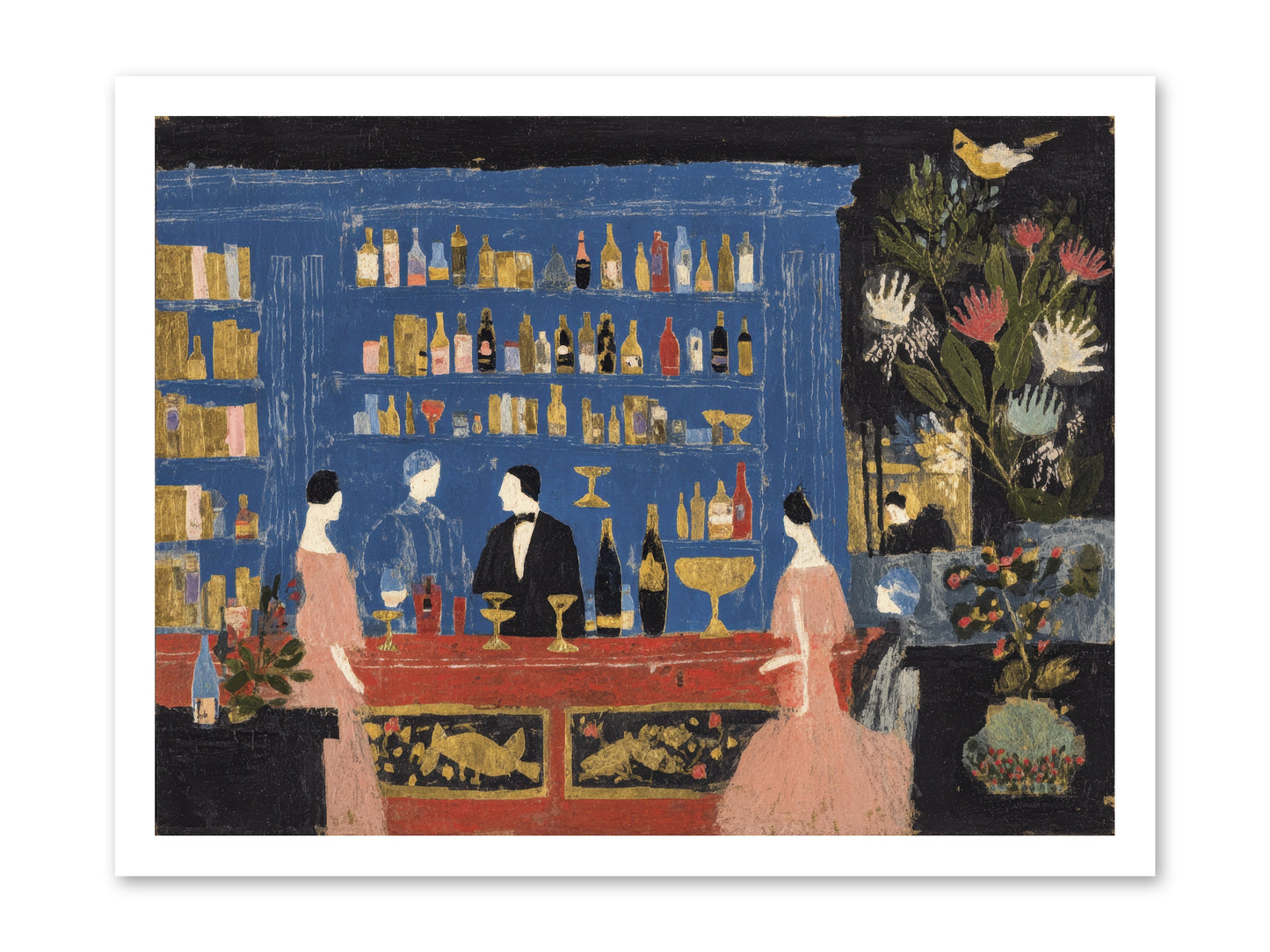 Solitary Pleasures -- Loose Canvas Print 24x18