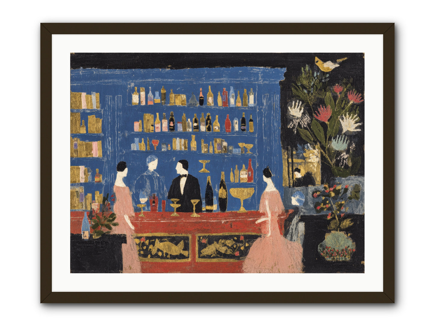 Solitary Pleasures -- Framed Print - Black 32x24