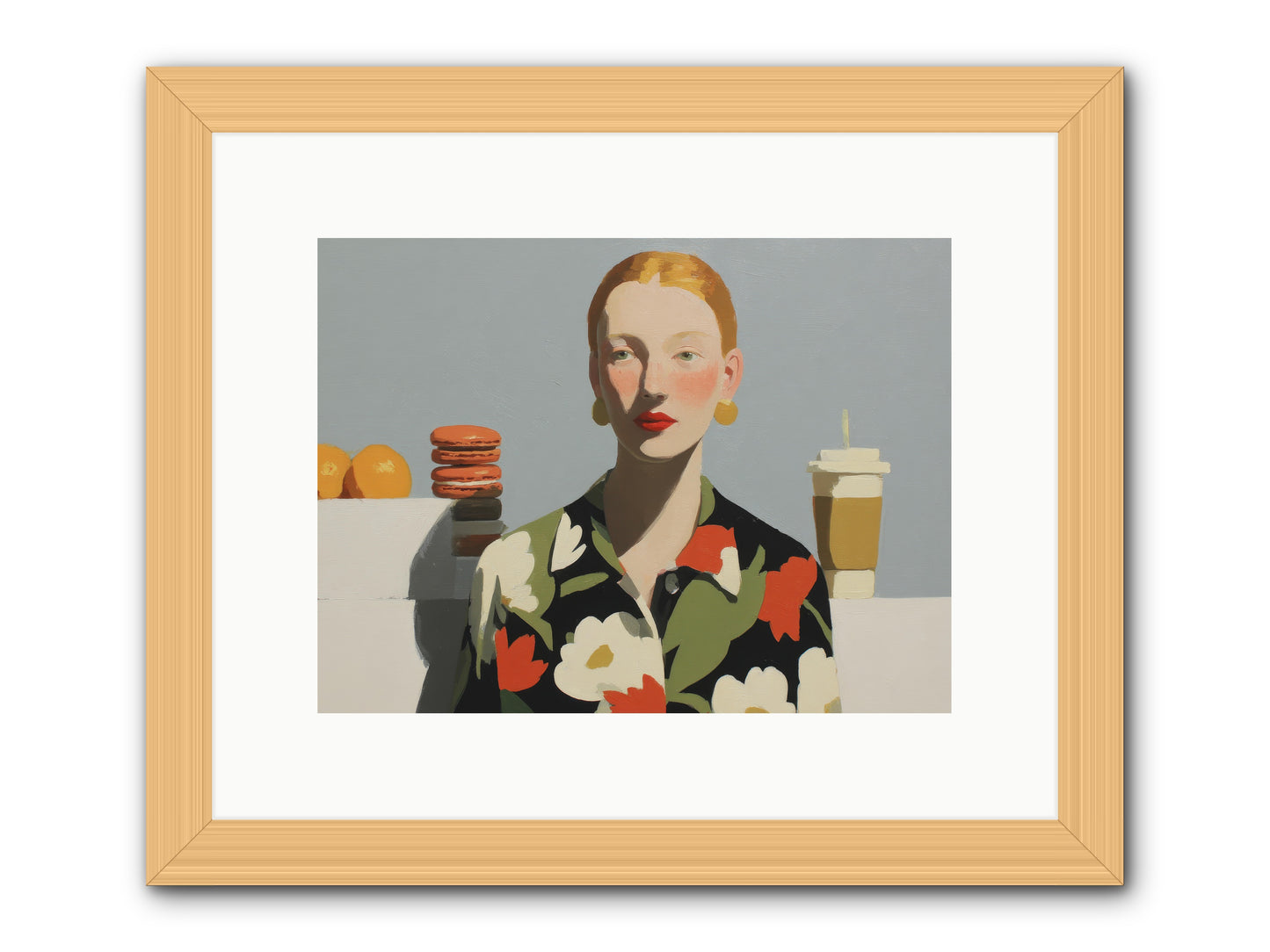Solitude’s Glow -- Framed Print - Natural 12x9