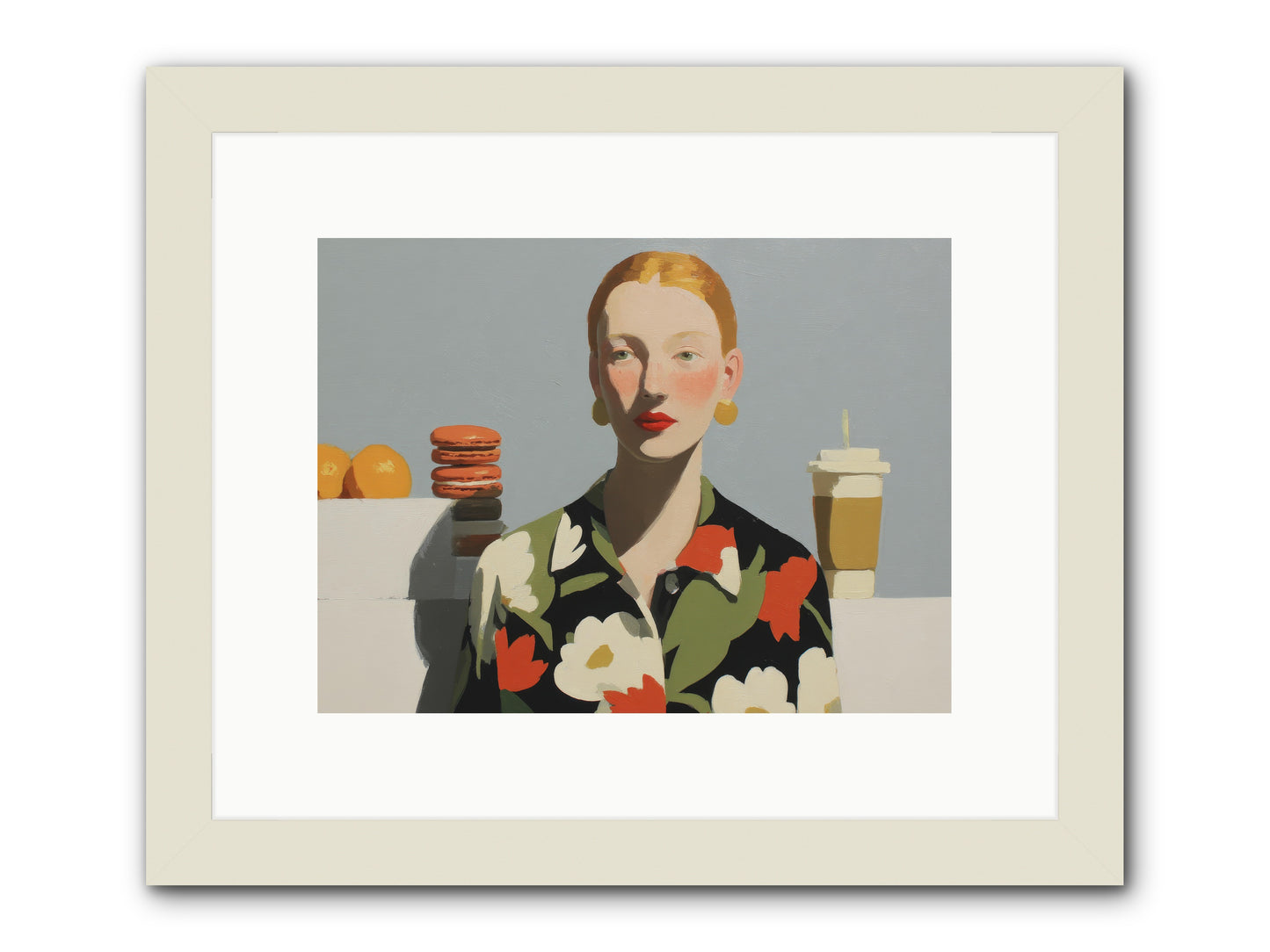Solitude’s Glow -- Framed Print - White 12x9