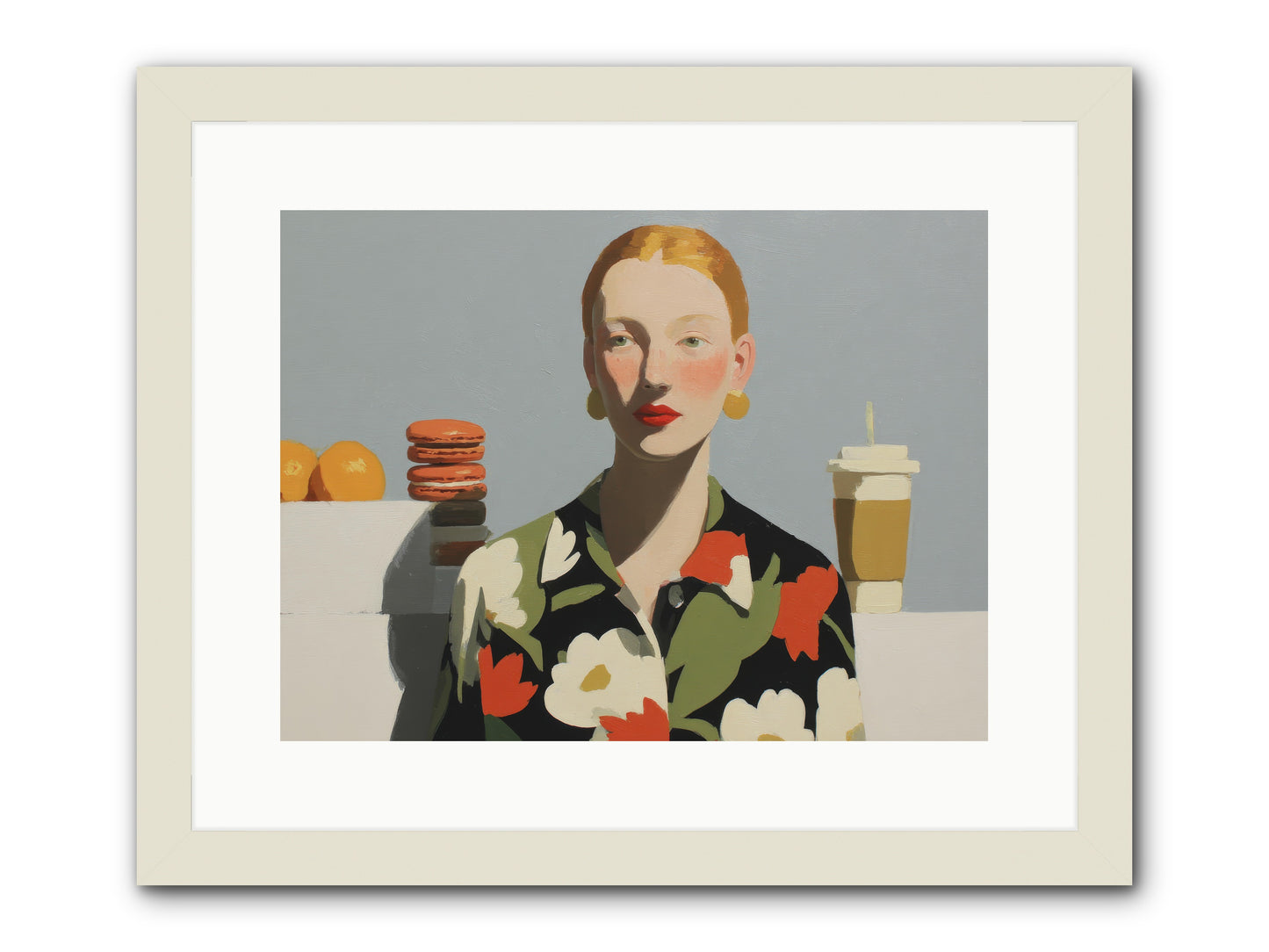 Solitude’s Glow -- Framed Print - White 16x12