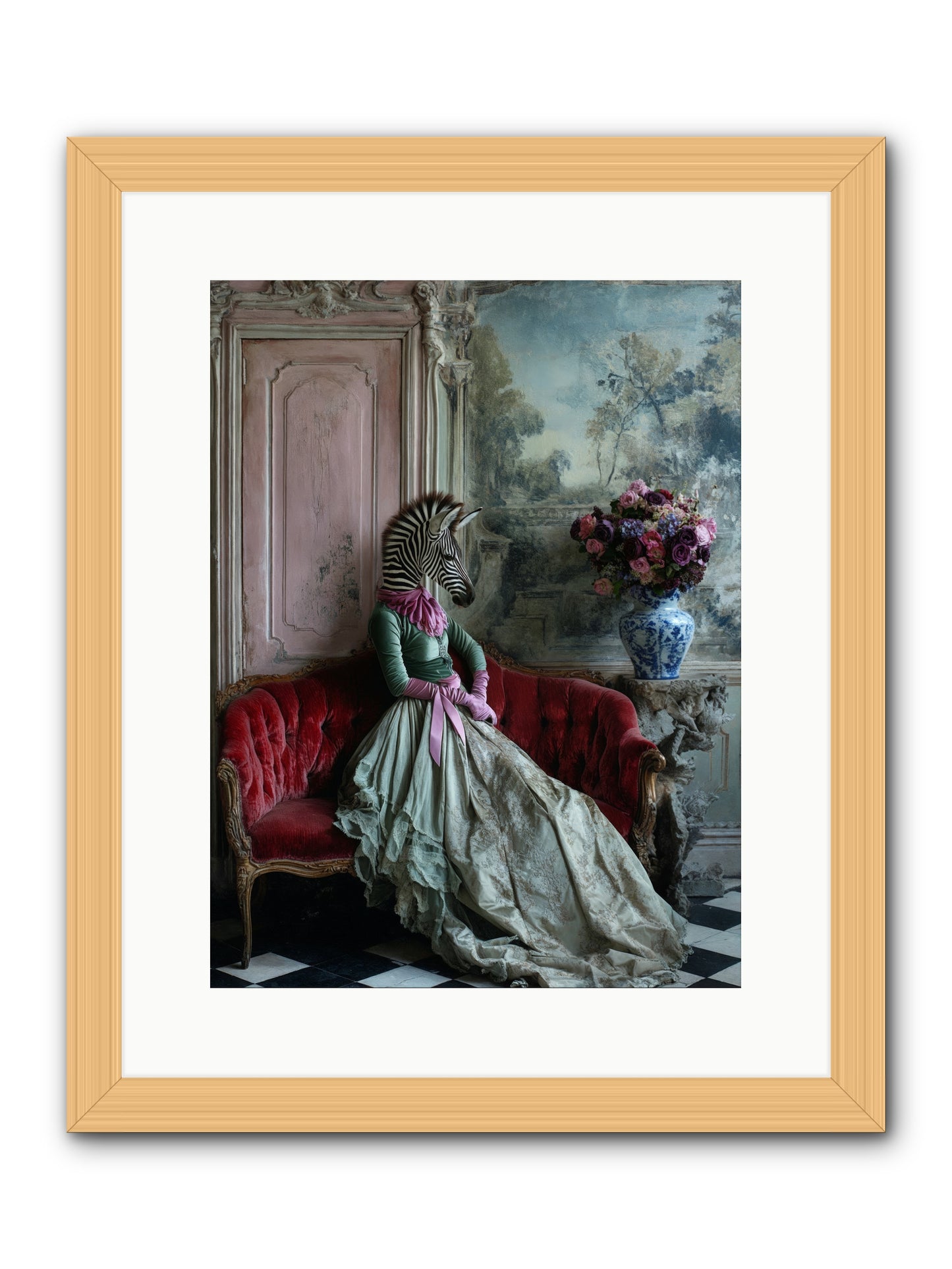 Some Hearts Hold StarsRez -- Framed Print - Natural 12x16