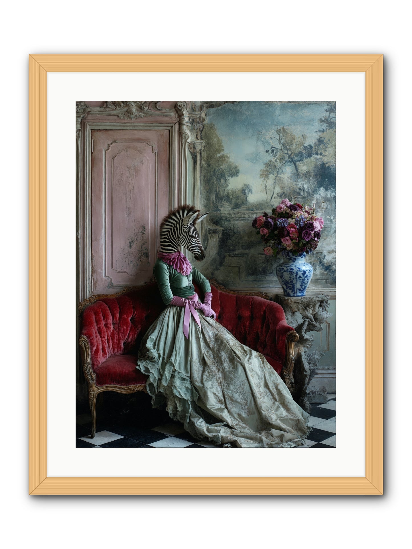 Some Hearts Hold StarsRez -- Framed Print - Natural 18x24