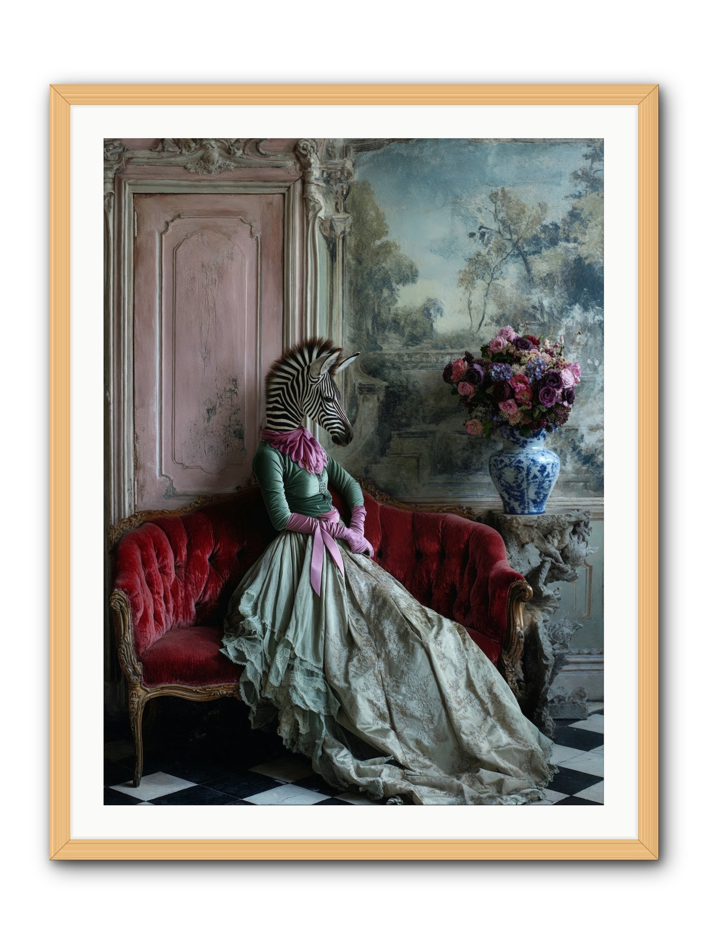 Some Hearts Hold StarsRez -- Framed Print - Natural 30x40