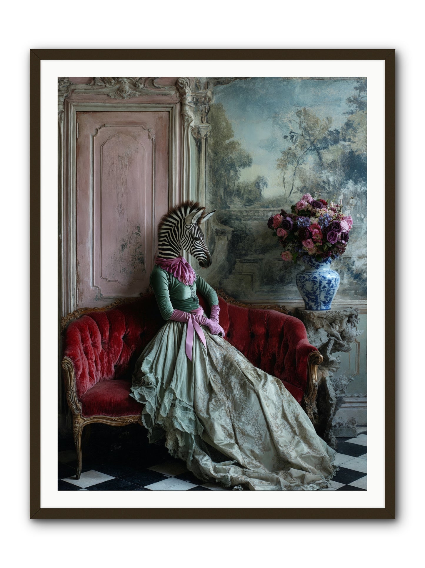 Some Hearts Hold StarsRez -- Framed Print - Black 36x48