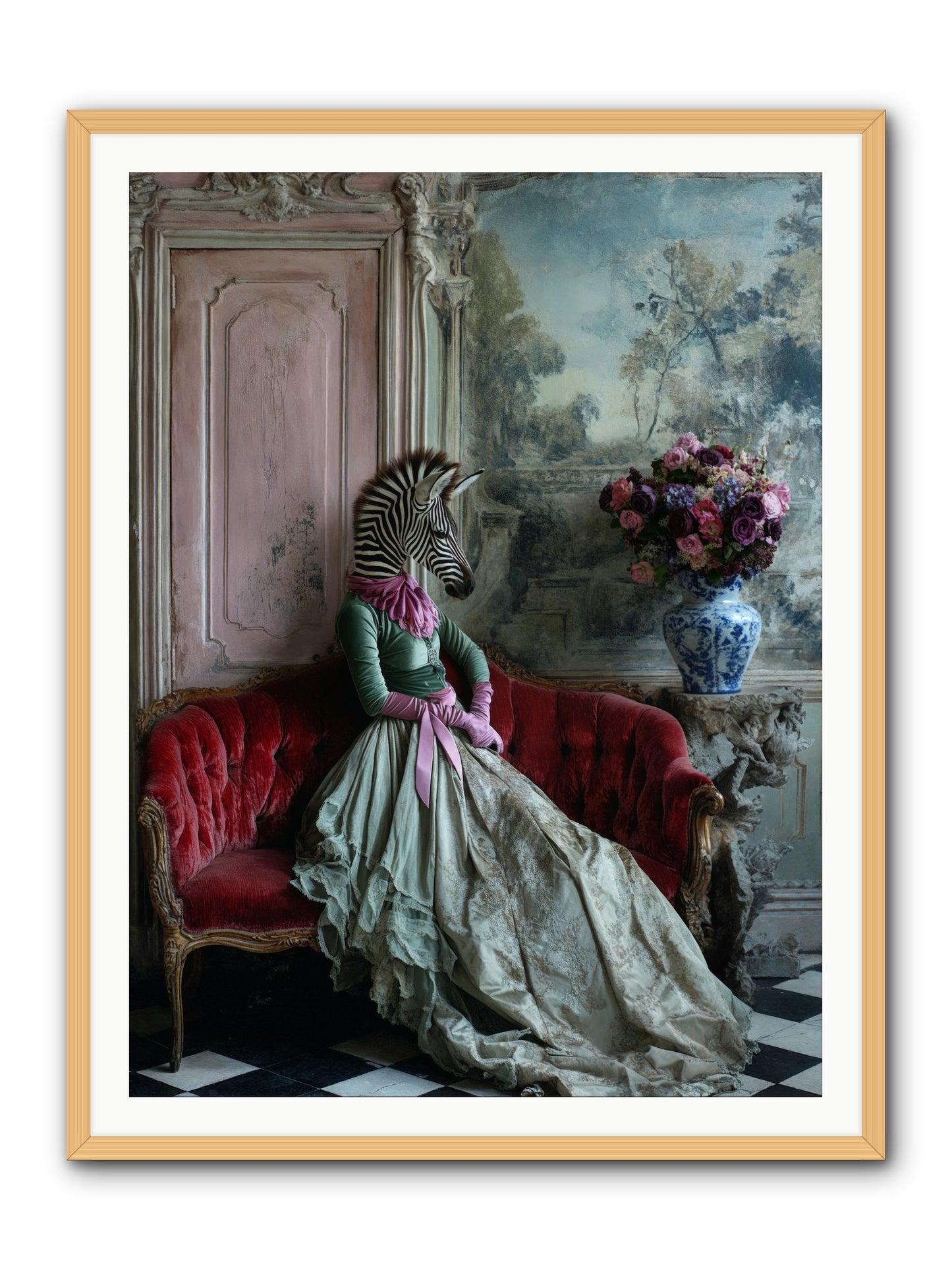 Some Hearts Hold StarsRez -- Framed Print - Natural 36x48