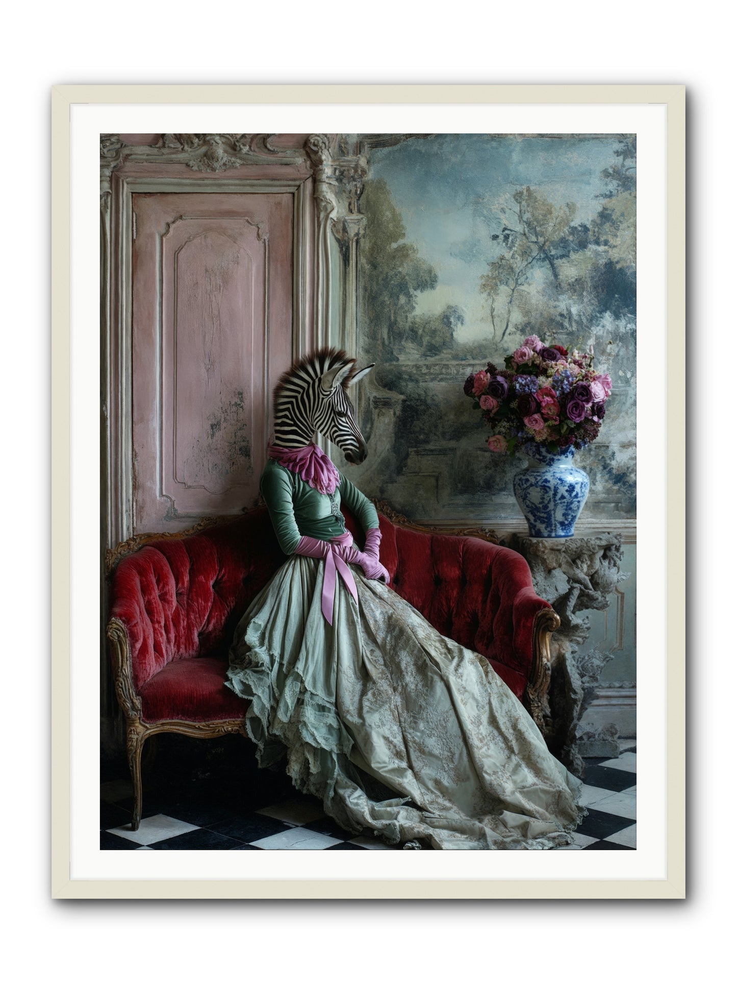 Some Hearts Hold StarsRez -- Framed Print - White 36x48