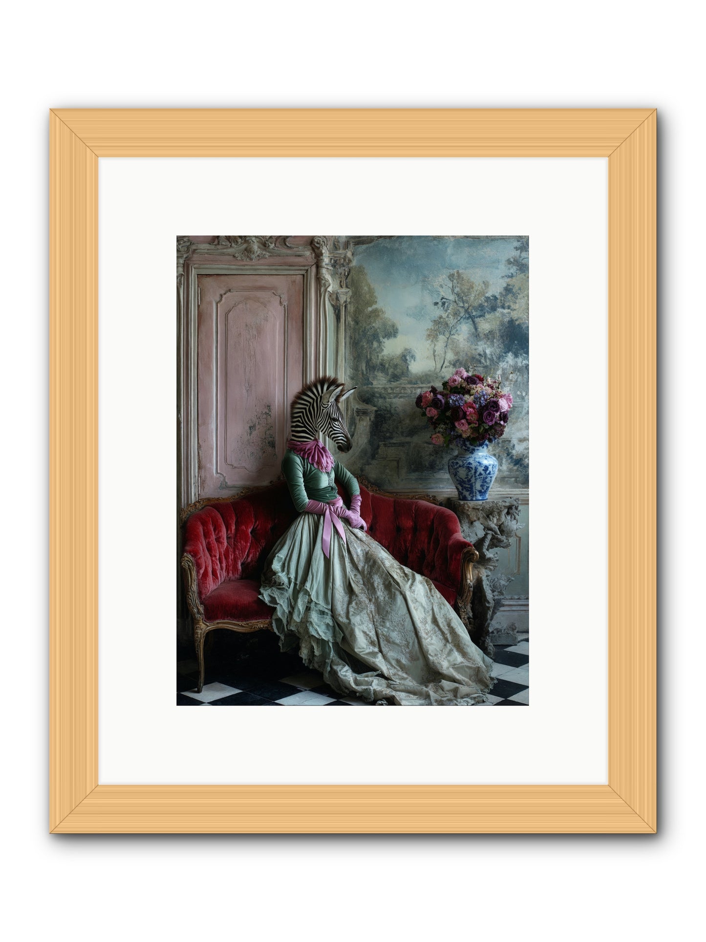 Some Hearts Hold StarsRez -- Framed Print - Natural 9x12