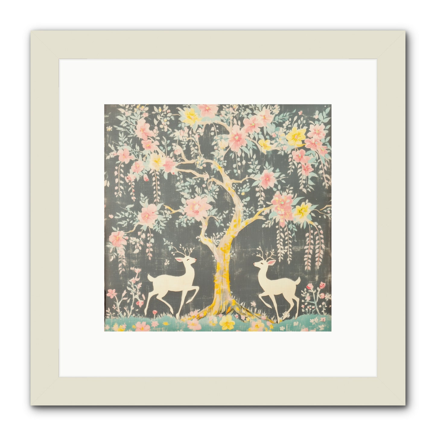 Some Joy Falls Soft REZ -- Framed Print - White 10x10