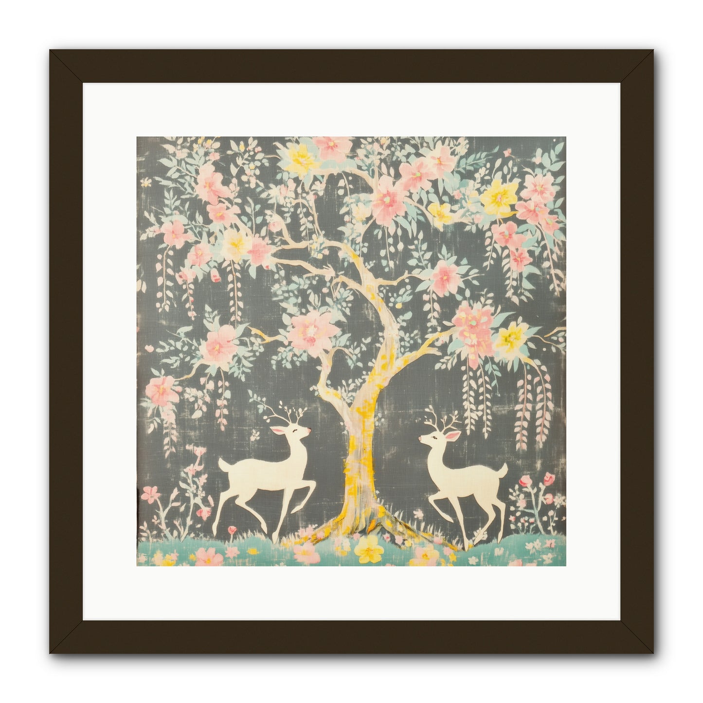 Some Joy Falls Soft REZ -- Framed Print - Black 16x16