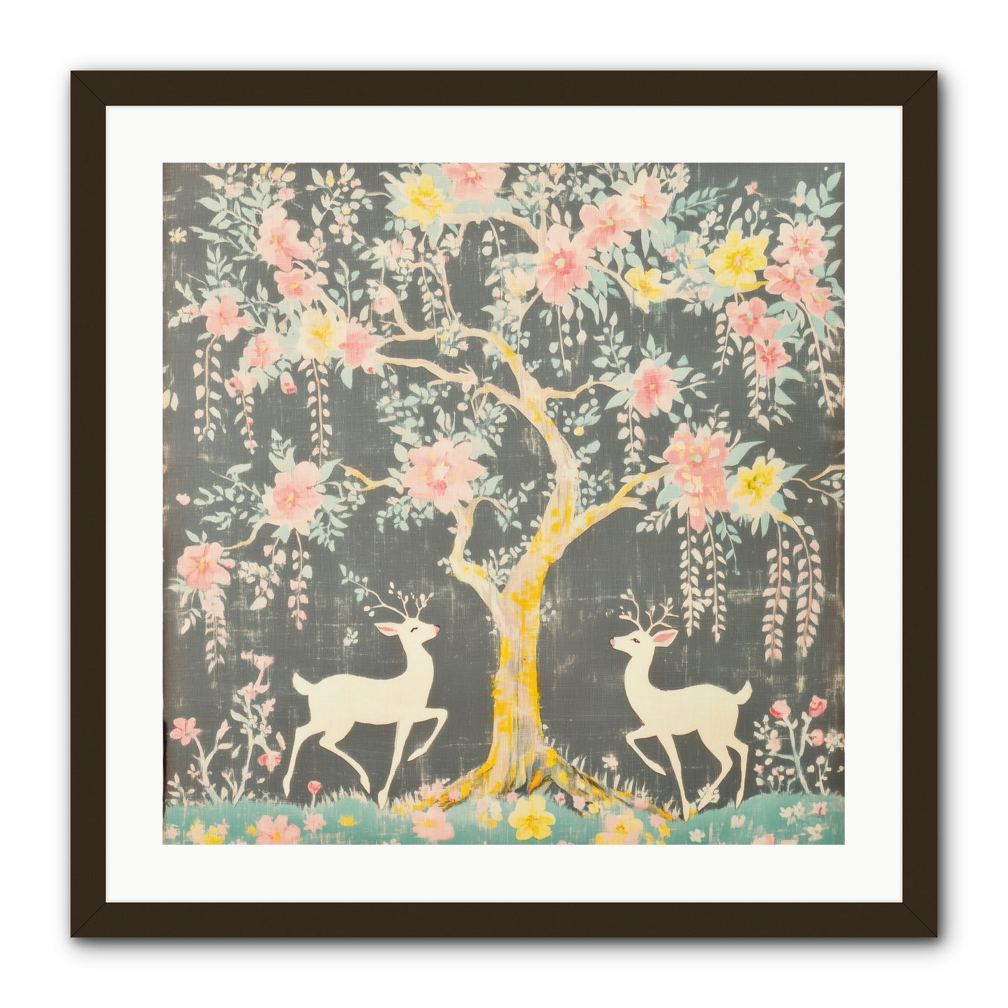 Some Joy Falls Soft REZ -- Framed Print - Black 24x24