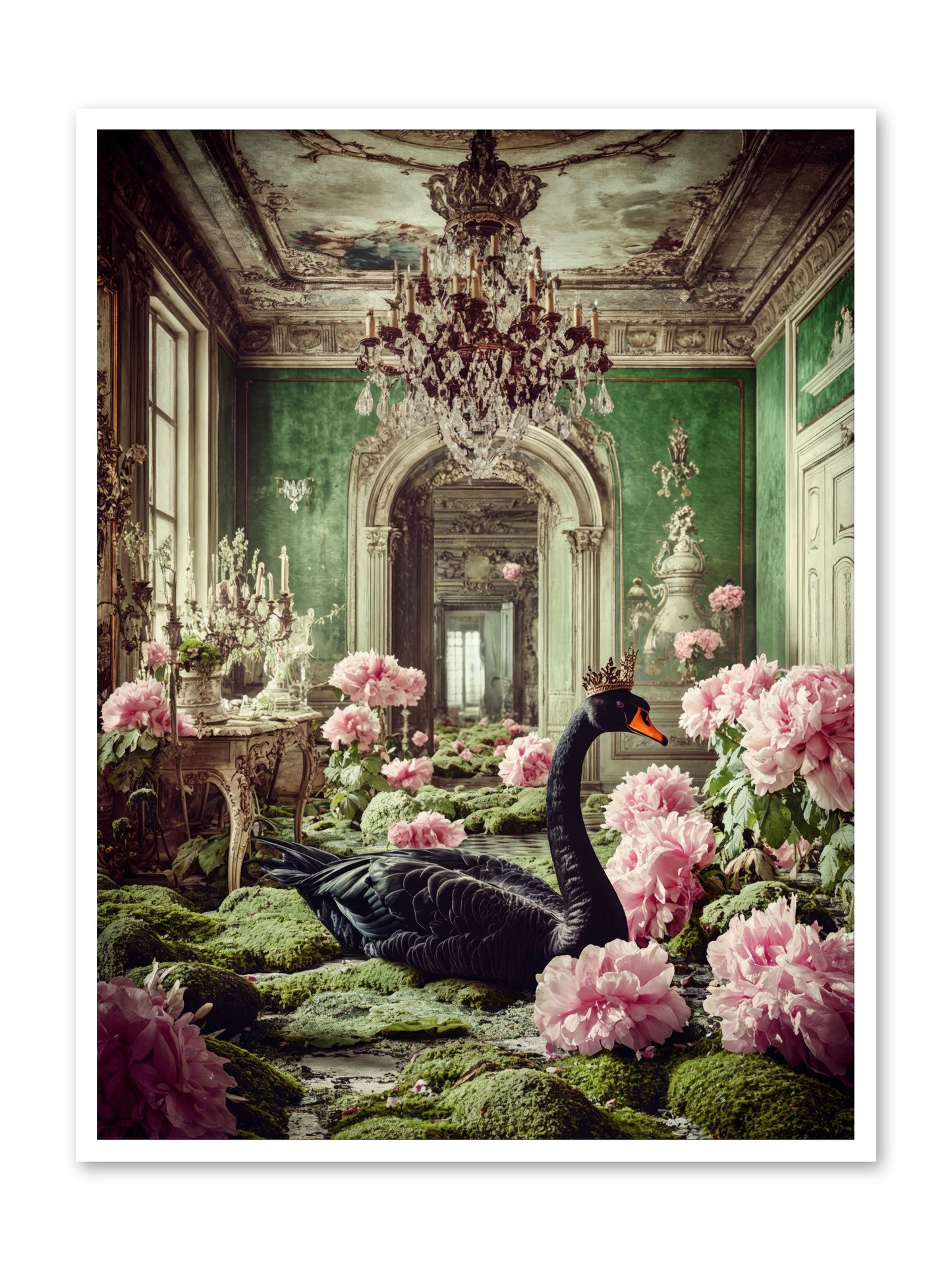 Some Thoughts Wear WingsRez -- Loose Canvas Print 36x48