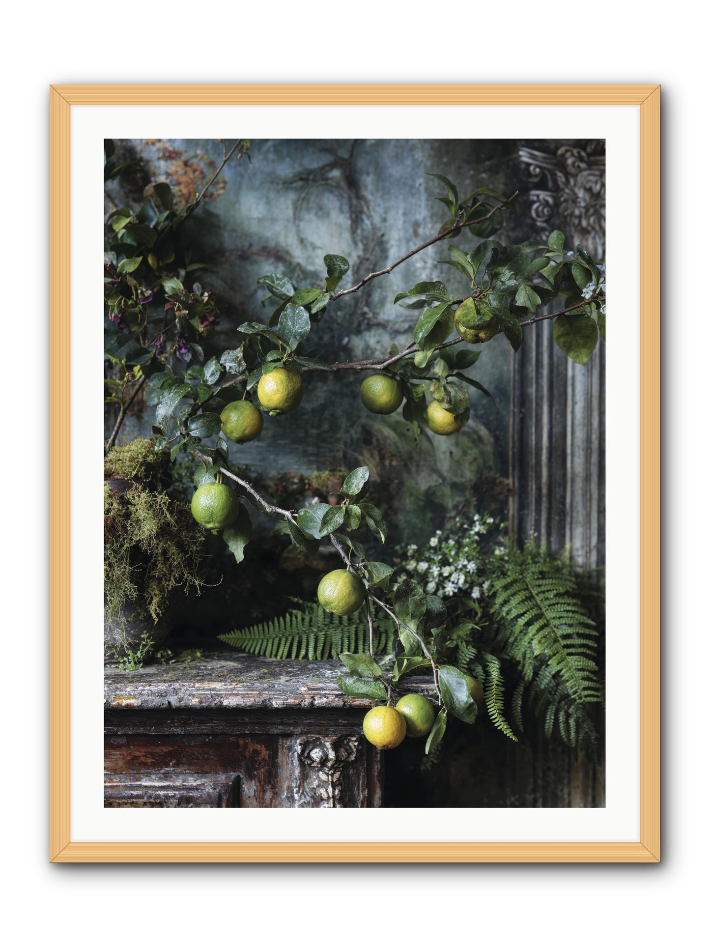Somerset -- Framed Print - Natural 30x40