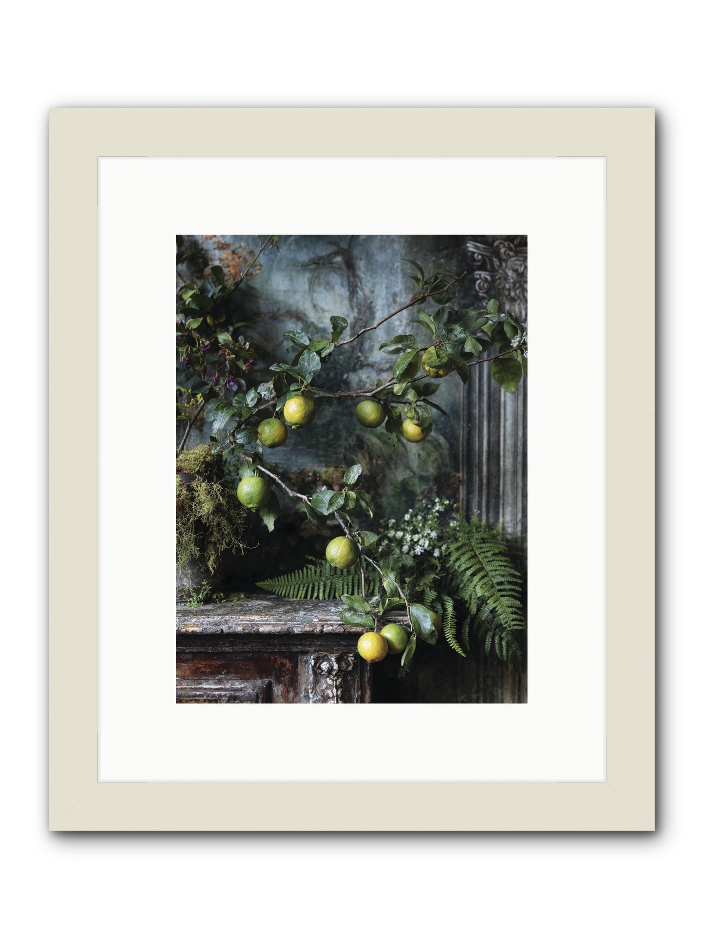 Somerset -- Framed Print - White 9x12