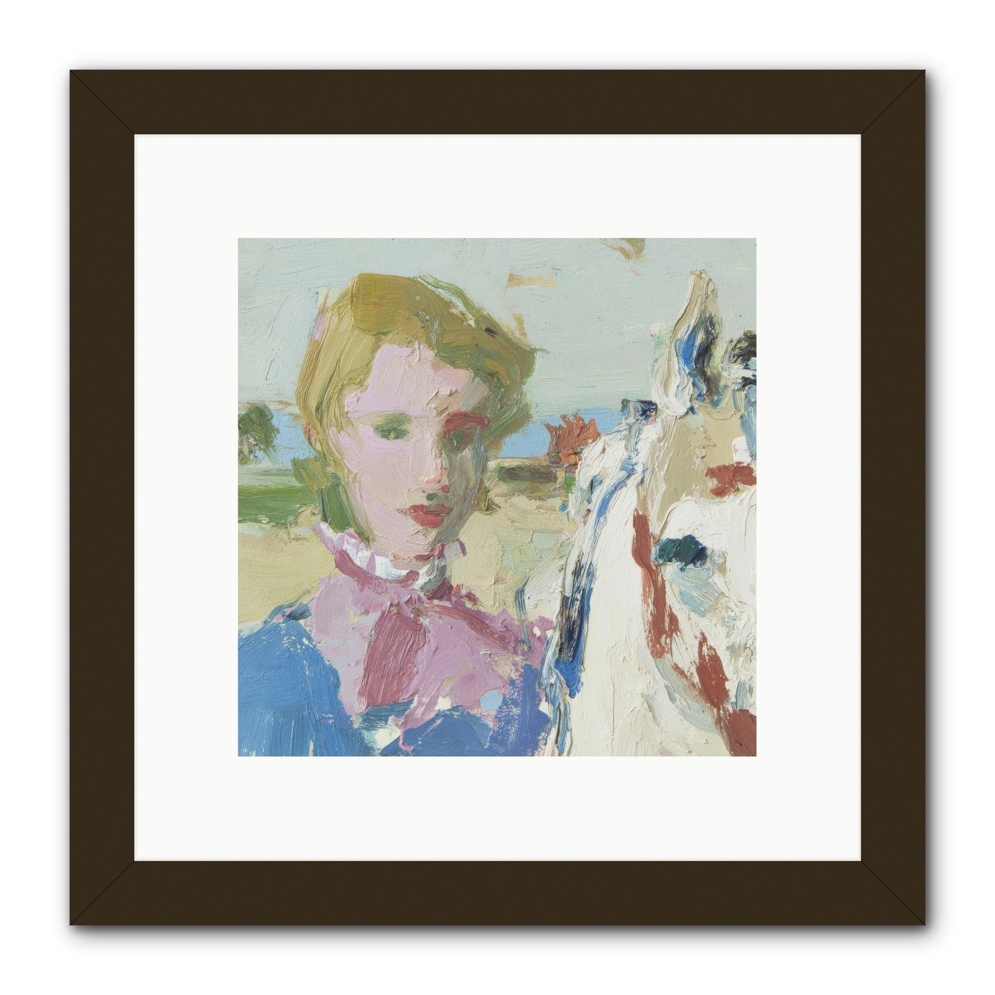 Something Wilder -- Framed Print - Black 10x10