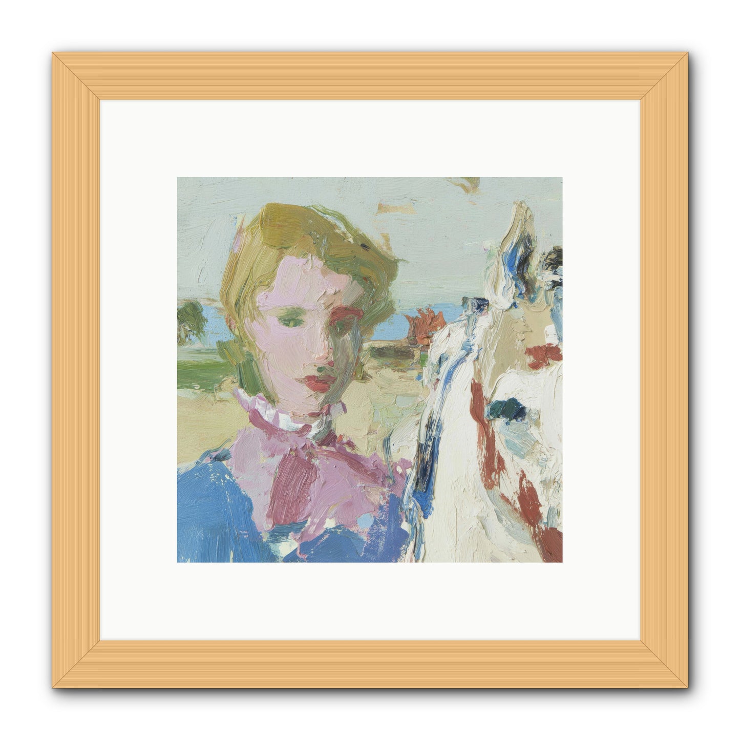 Something Wilder -- Framed Print - Natural 10x10