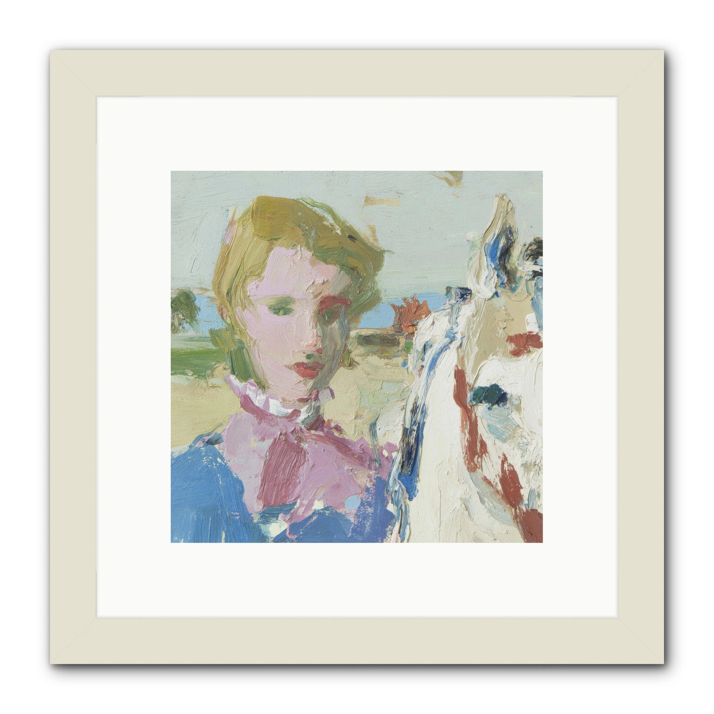 Something Wilder -- Framed Print - White 10x10