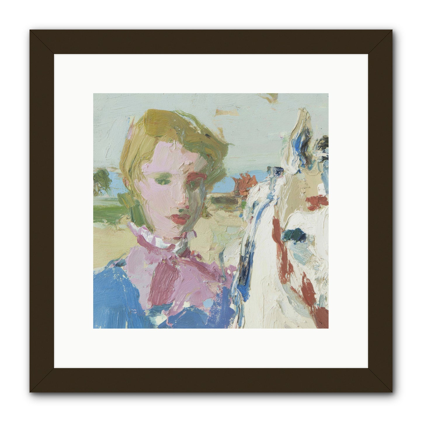 Something Wilder -- Framed Print - Black 12x12