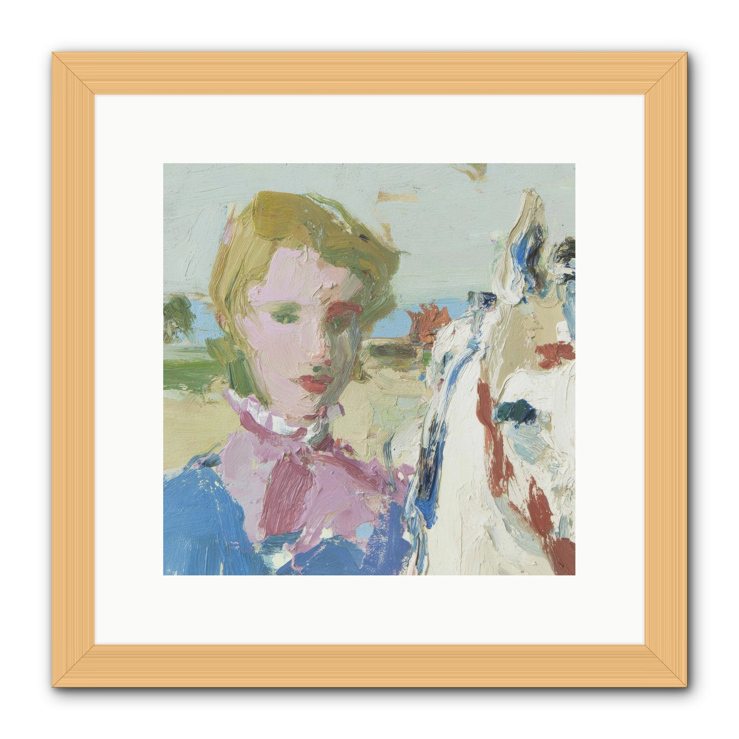Something Wilder -- Framed Print - Natural 12x12