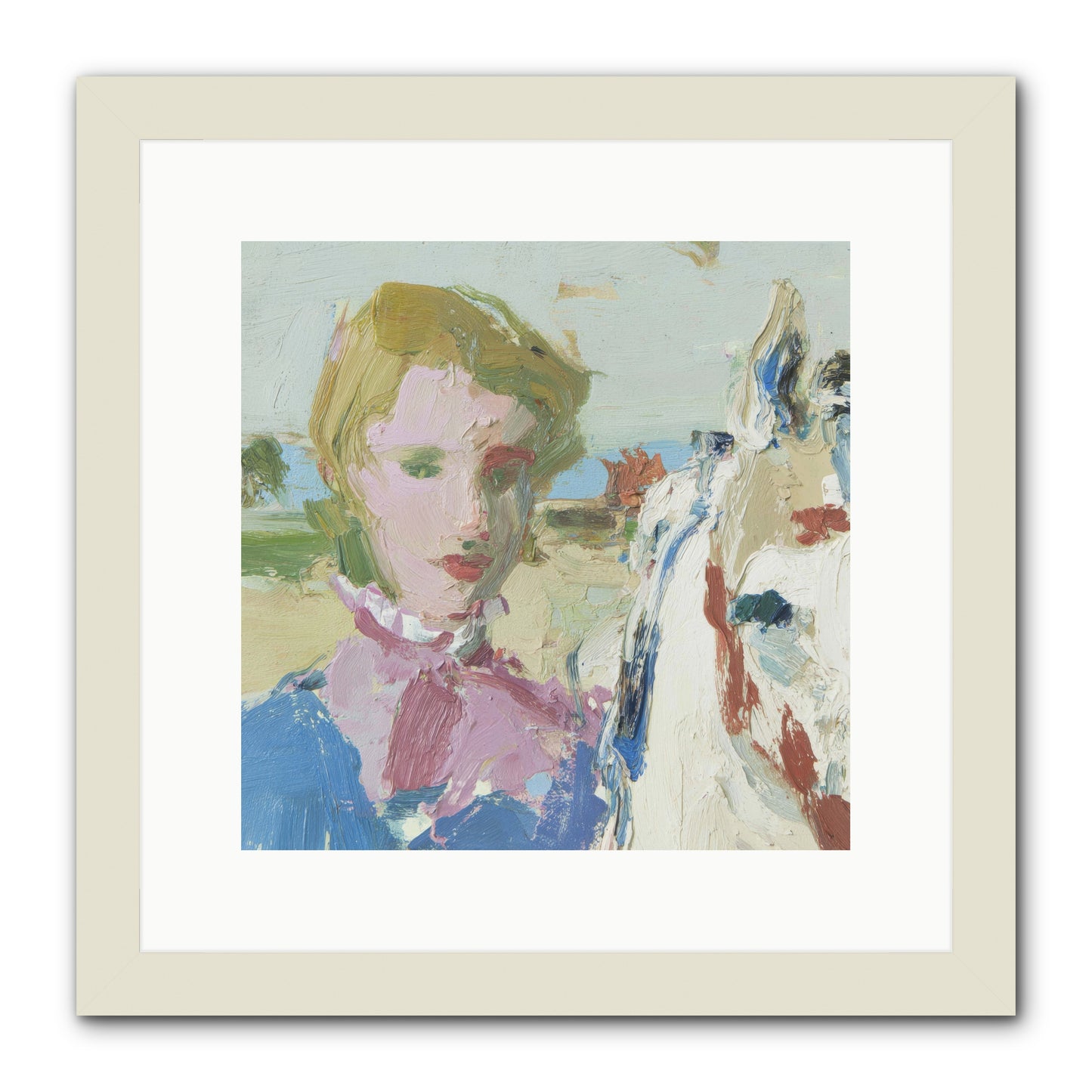 Something Wilder -- Framed Print - White 12x12