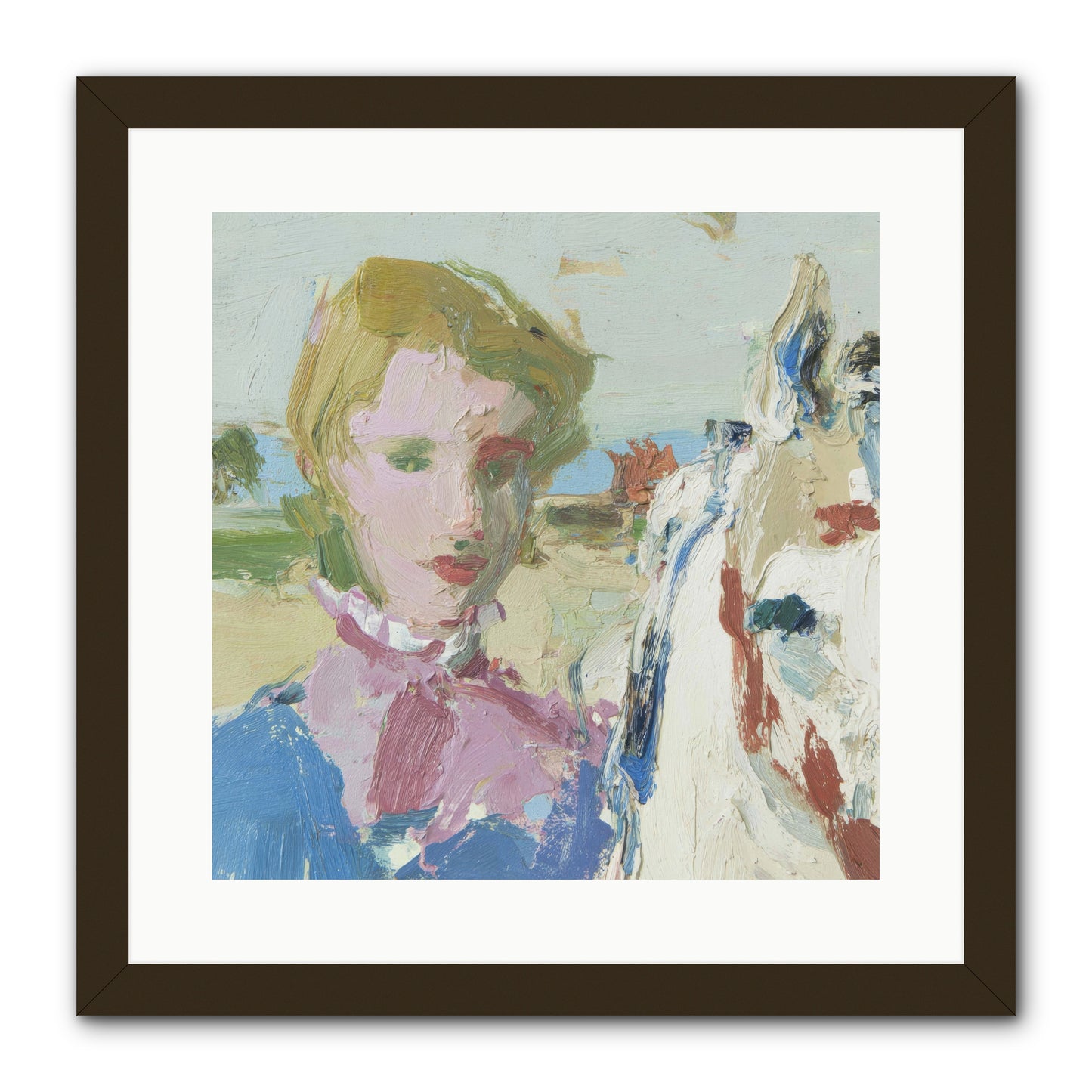 Something Wilder -- Framed Print - Black 16x16