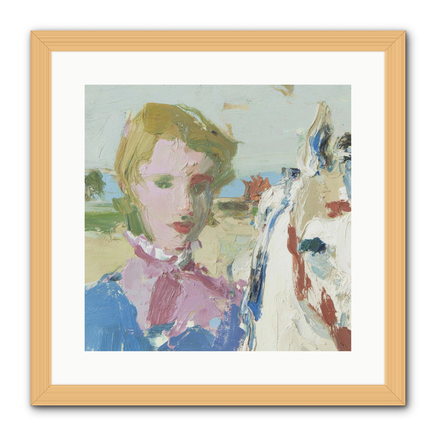 Something Wilder -- Framed Print - Natural 16x16