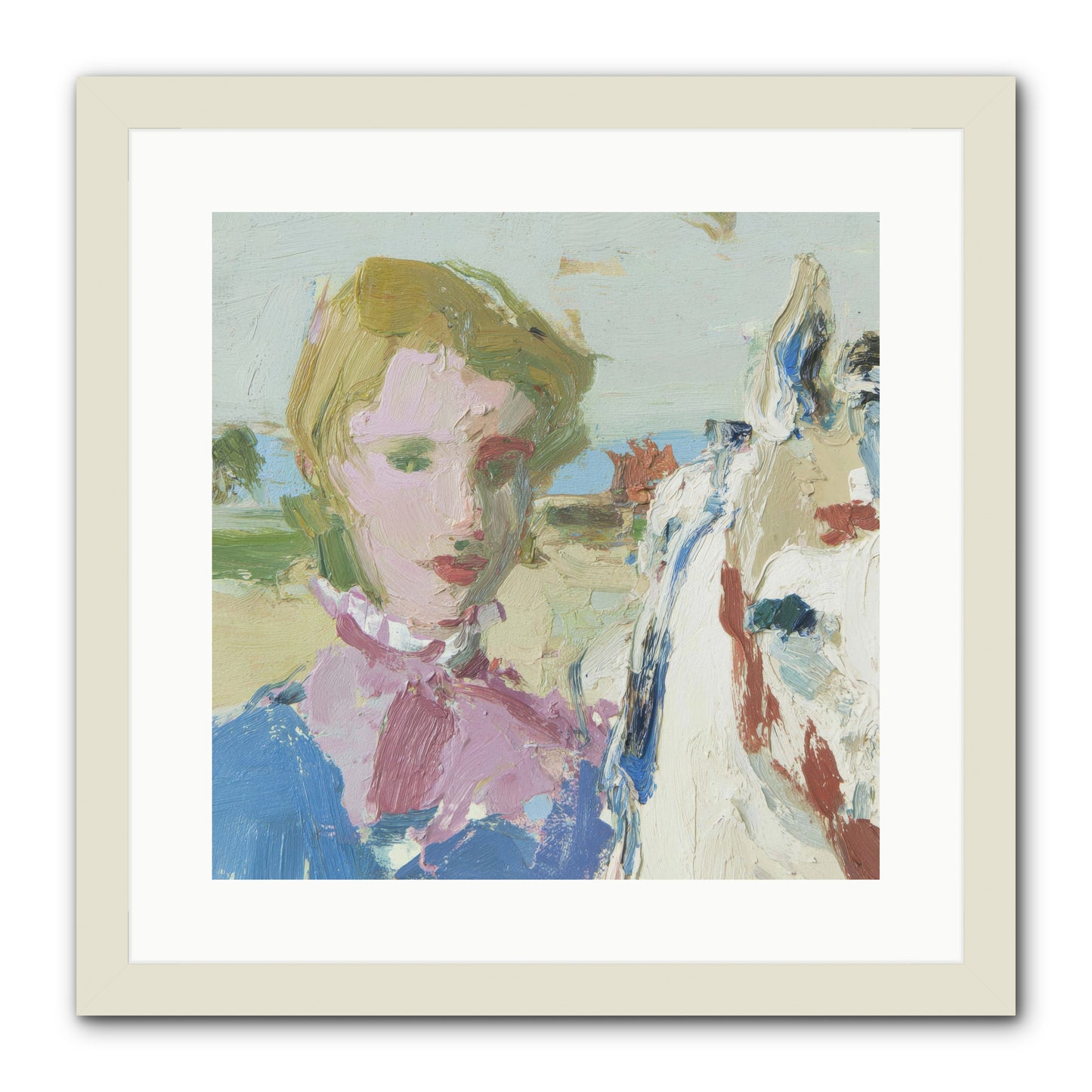 Something Wilder -- Framed Print - White 16x16