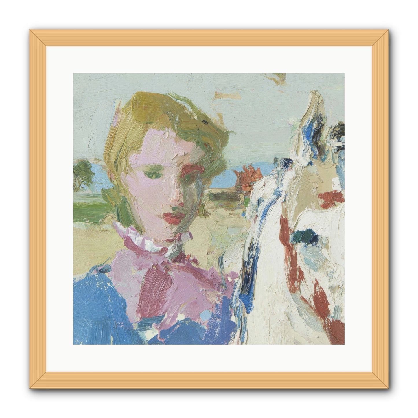 Something Wilder -- Framed Print - Natural 20x20