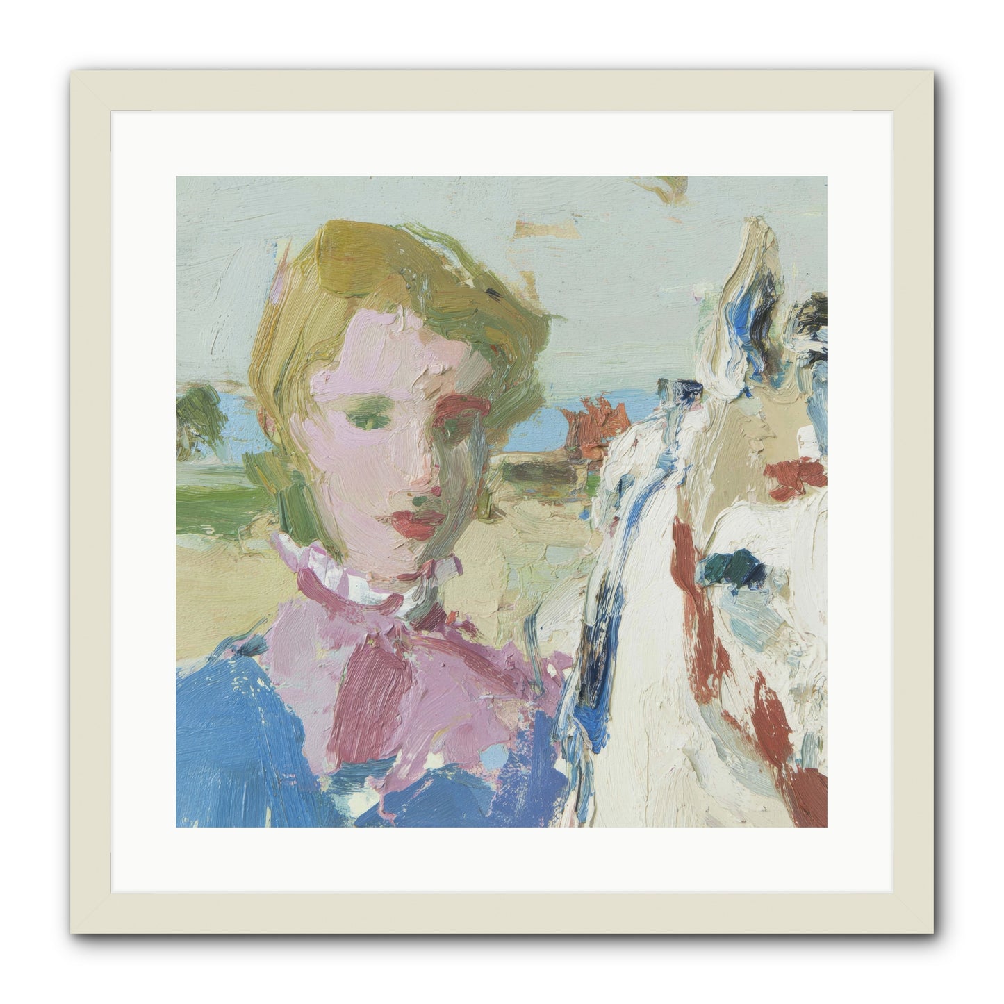 Something Wilder -- Framed Print - White 20x20