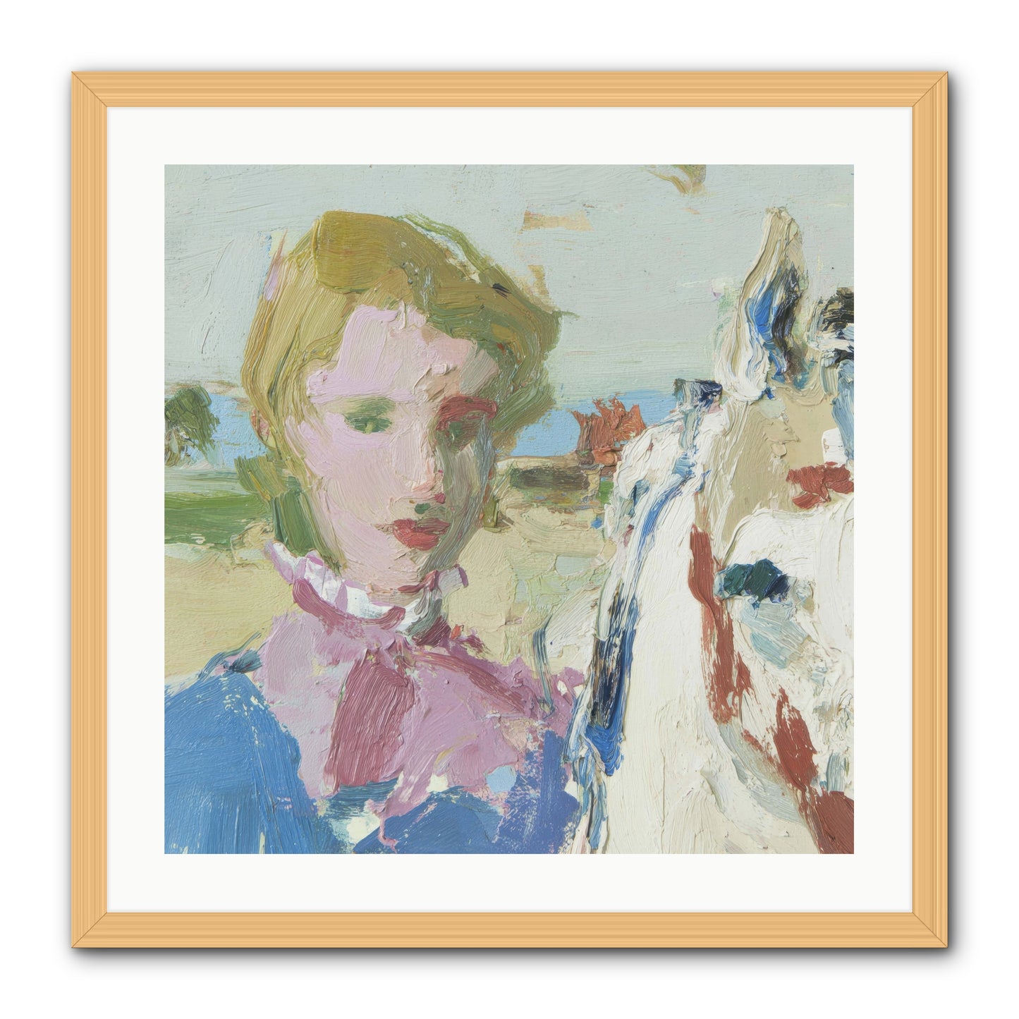 Something Wilder -- Framed Print - Natural 24x24