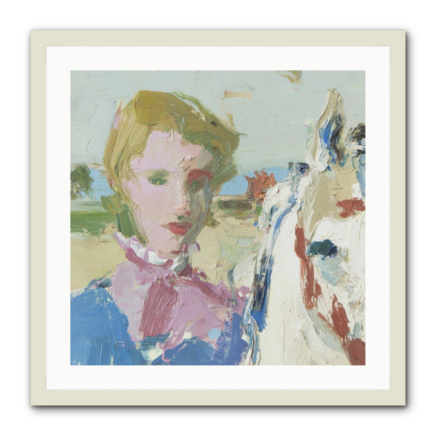 Something Wilder -- Framed Print - White 24x24