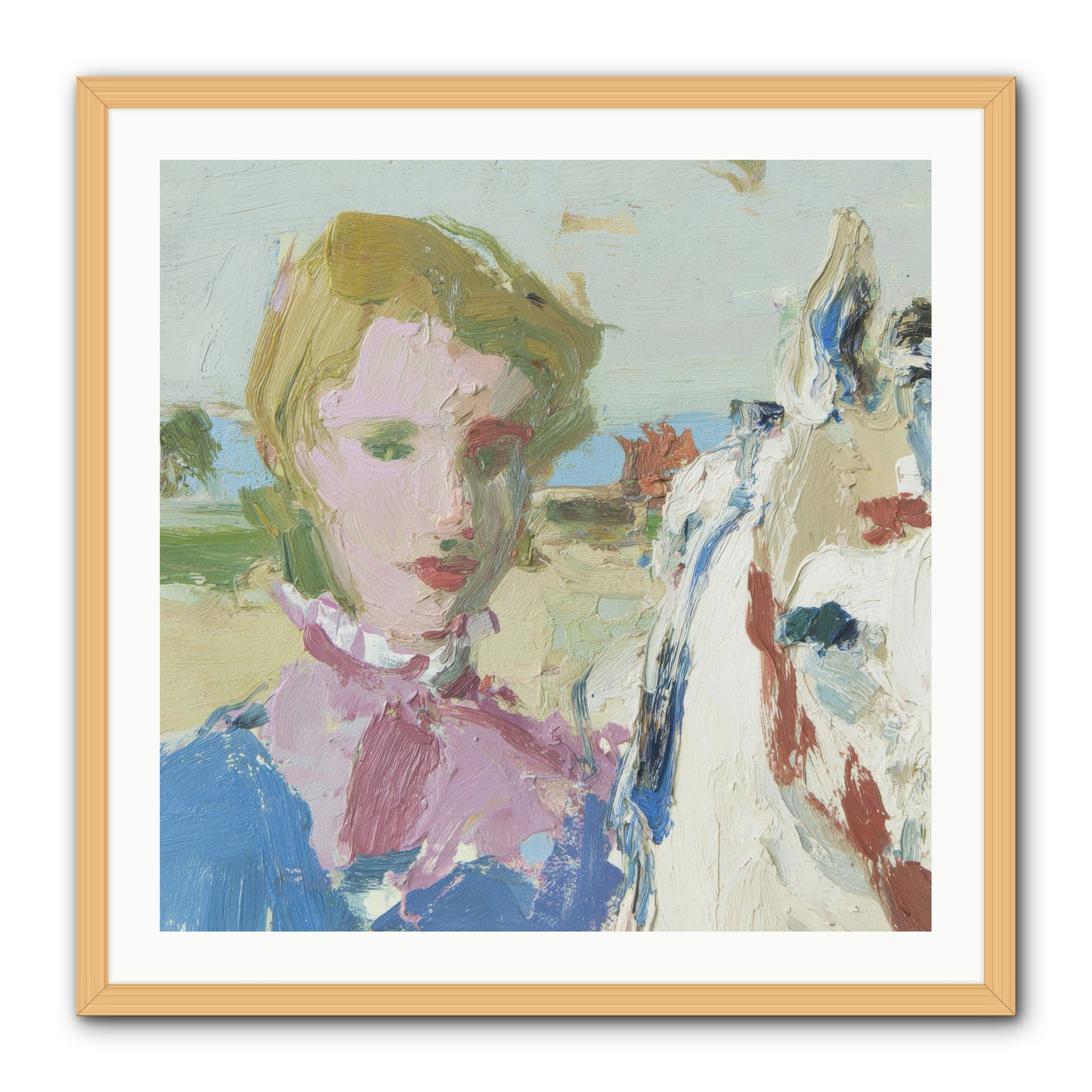 Something Wilder -- Framed Print - Natural 30x30