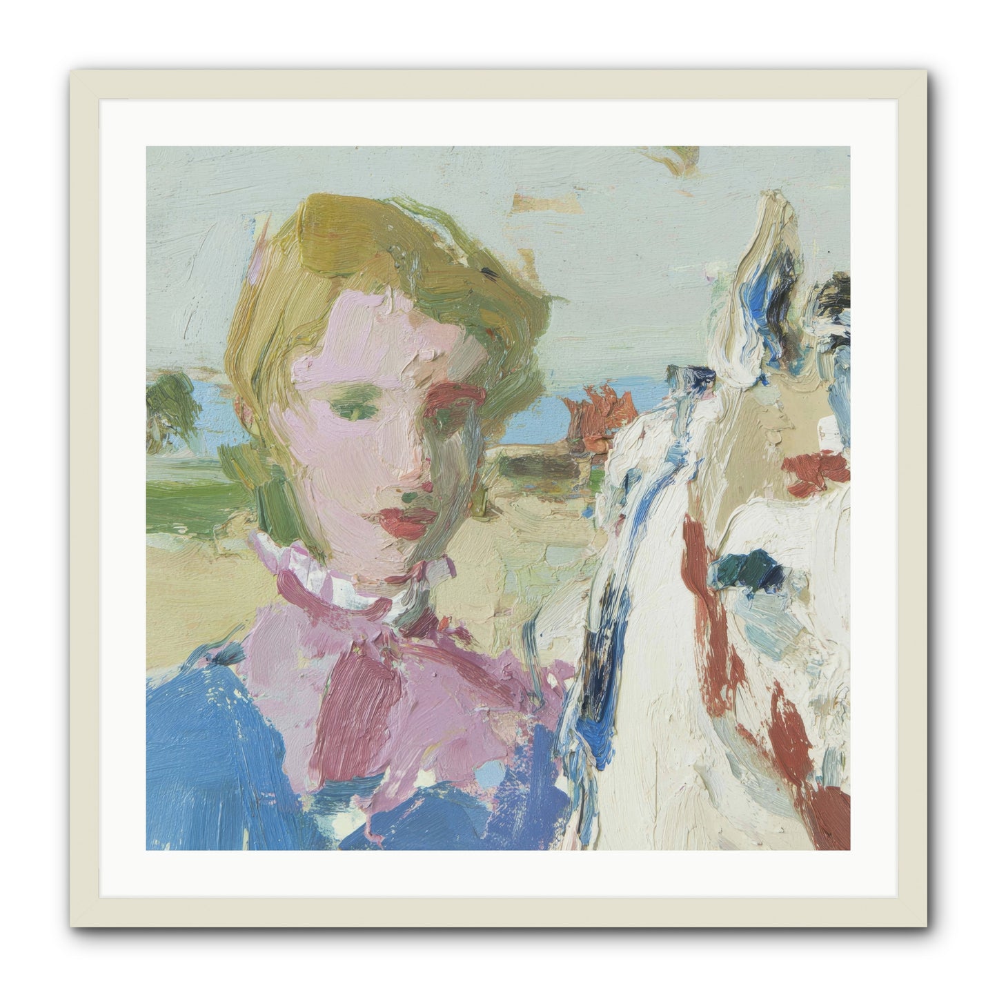 Something Wilder -- Framed Print - White 30x30