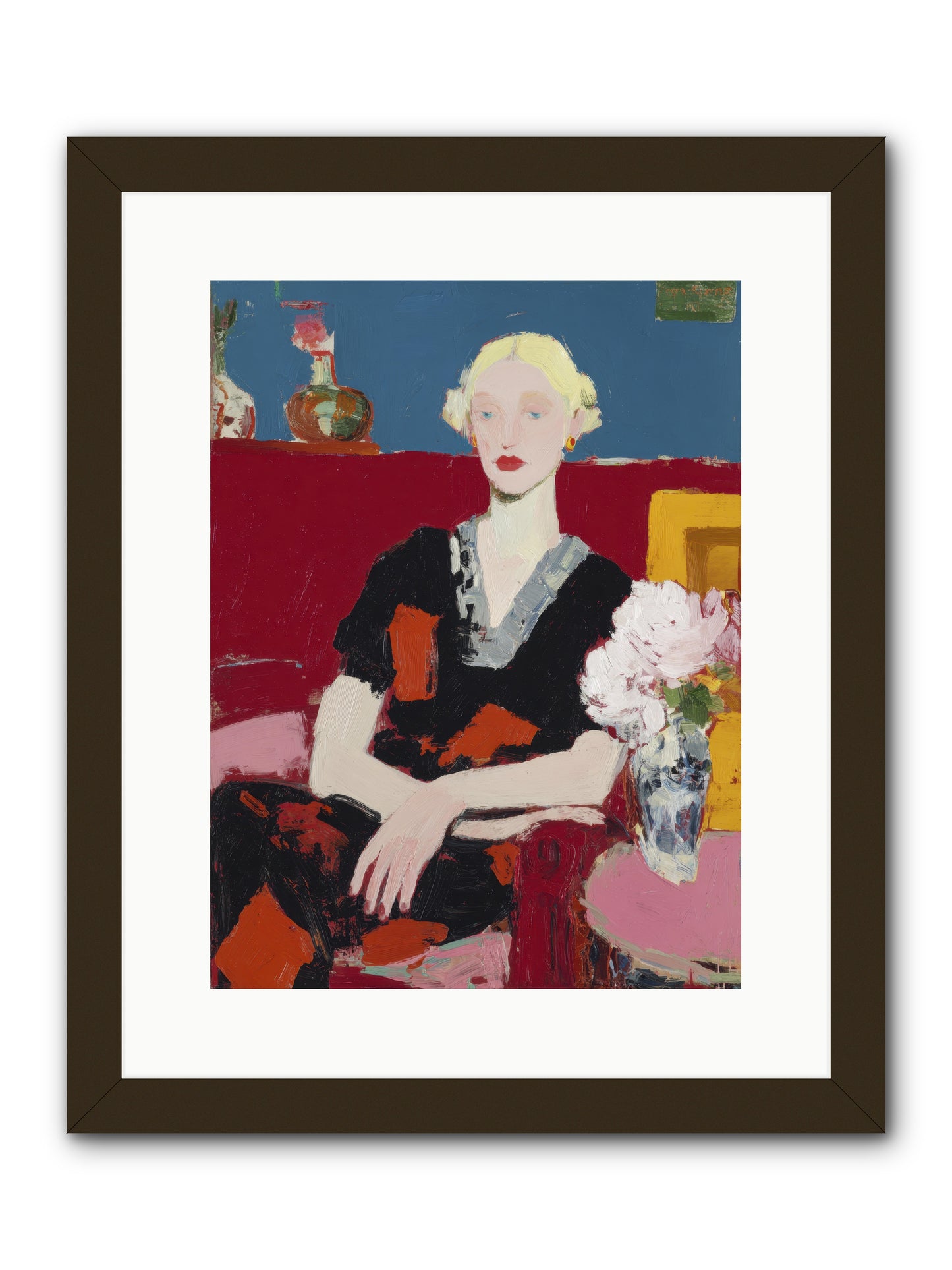 Somewhere Between Thoughts -- Framed Print - Black 12x16