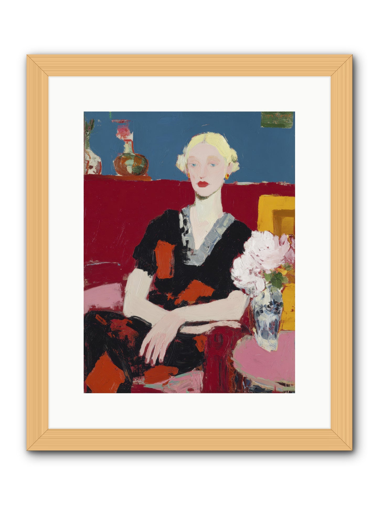 Somewhere Between Thoughts -- Framed Print - Natural 12x16