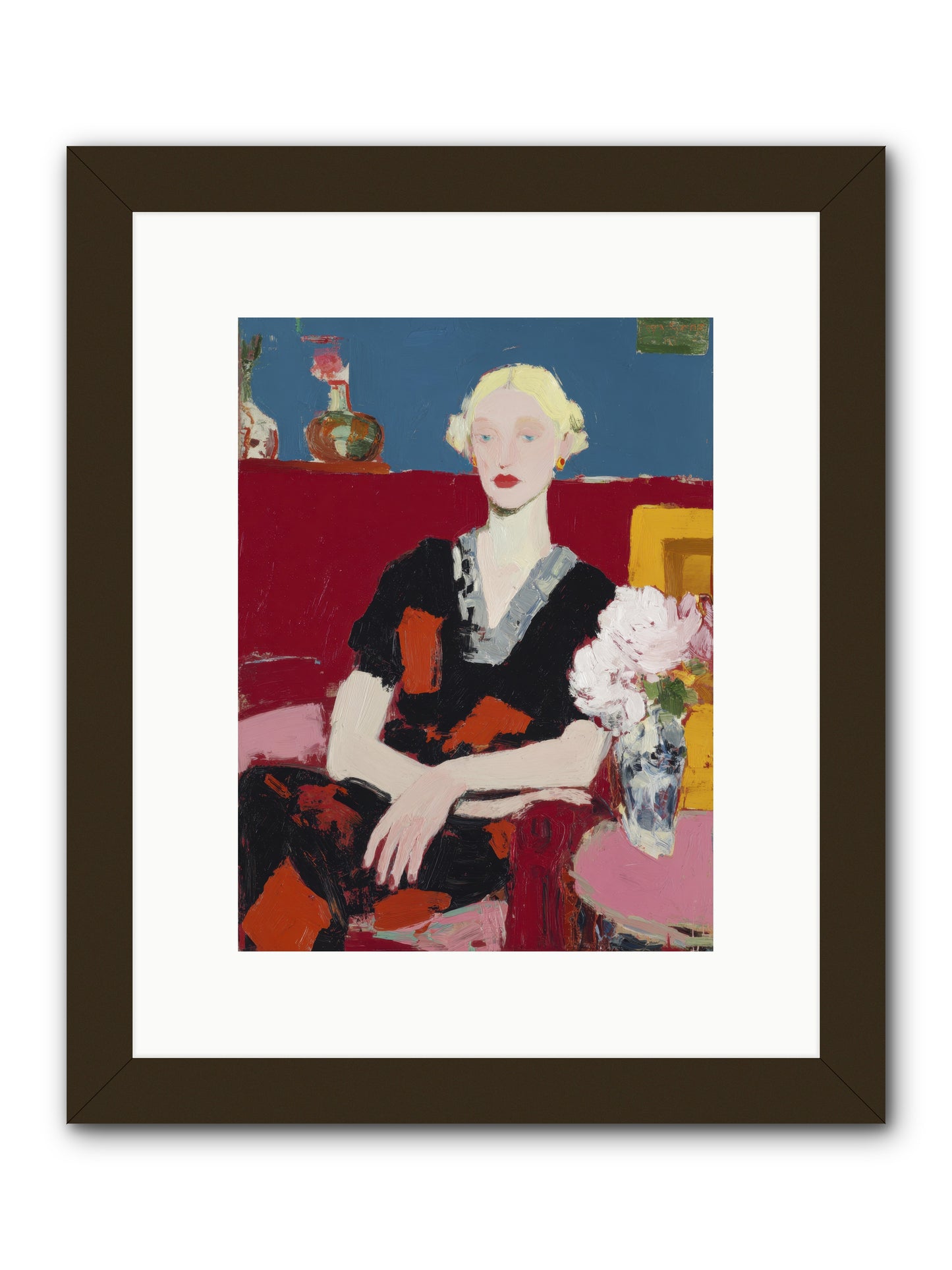 Somewhere Between Thoughts -- Framed Print - Black 9x12