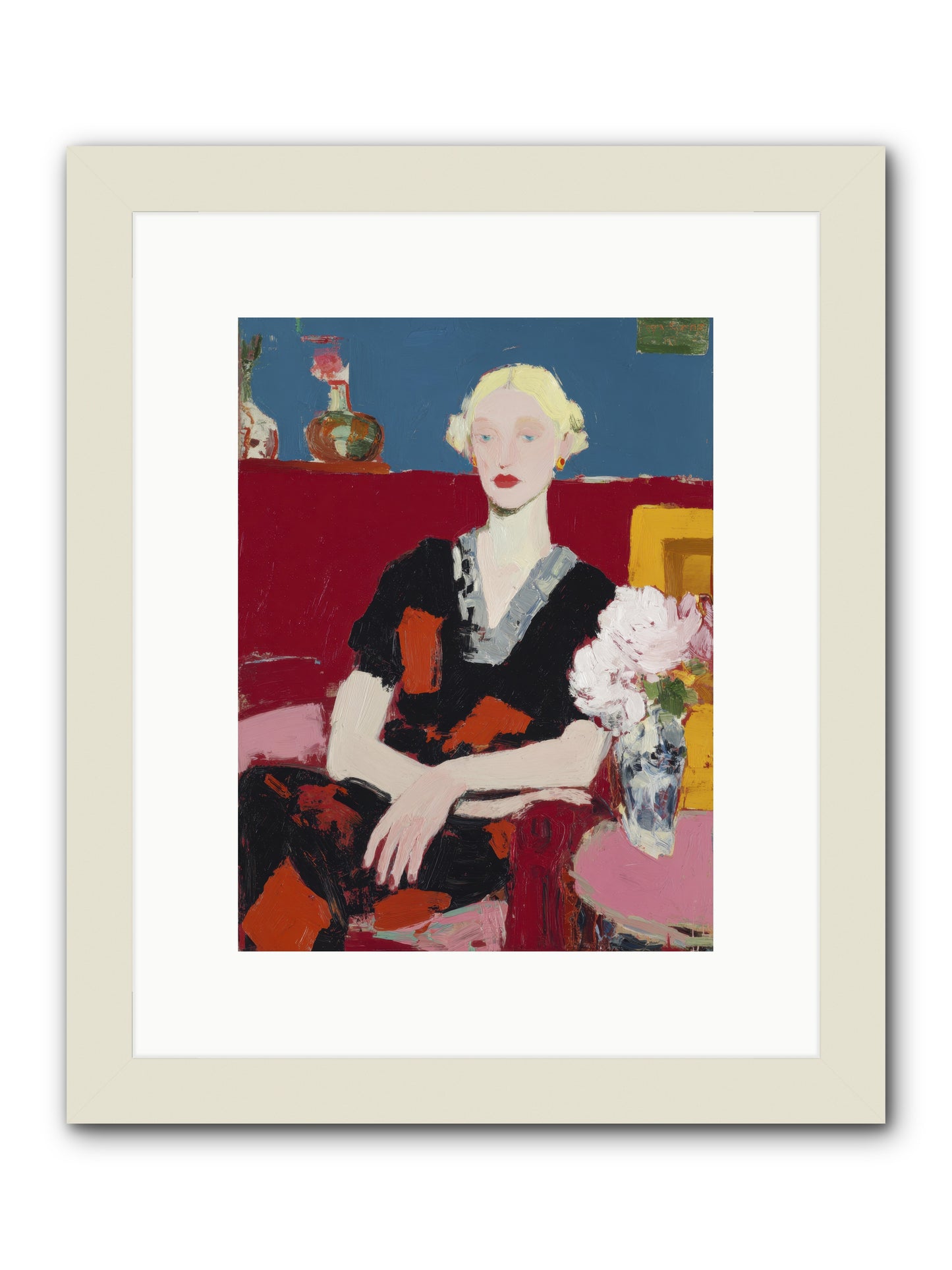 Somewhere Between Thoughts -- Framed Print - White 9x12