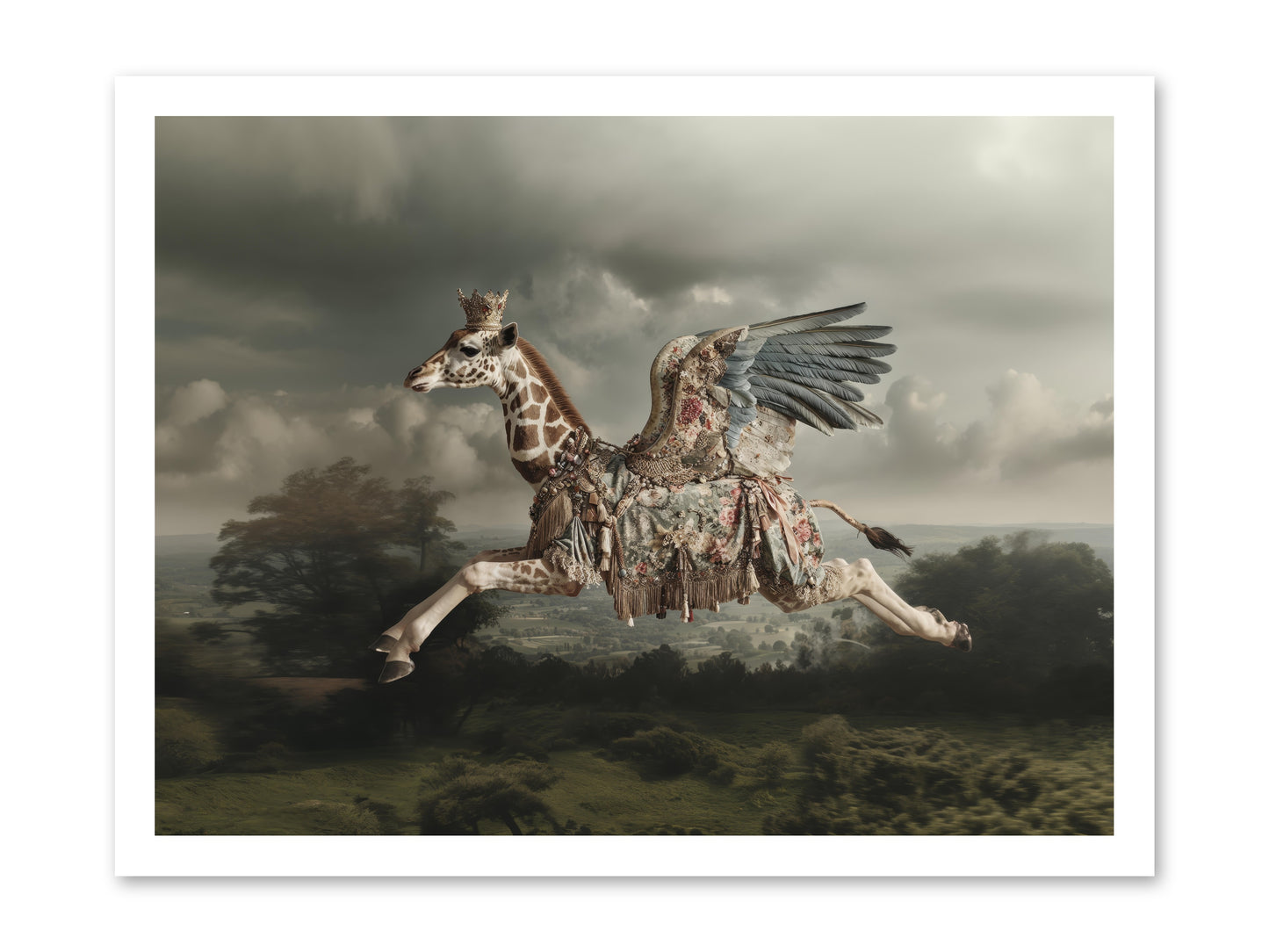 Song for a Golden Field -- Loose Canvas Print 24x18