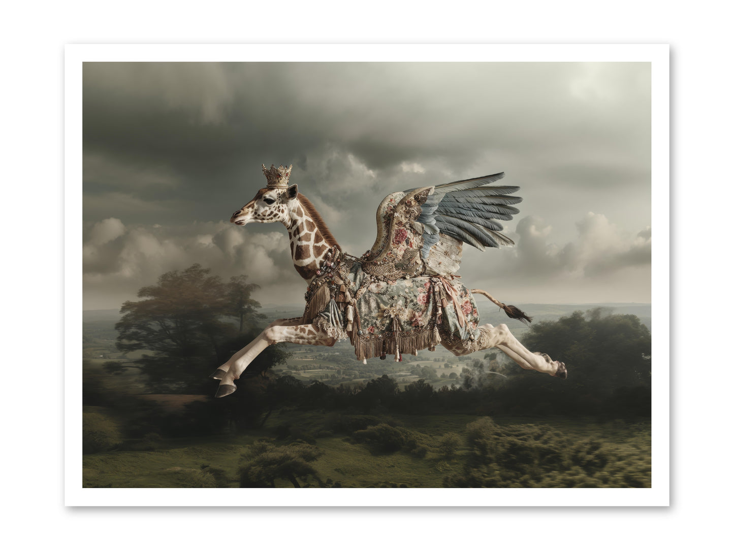 Song for a Golden Field -- Loose Canvas Print 32x24
