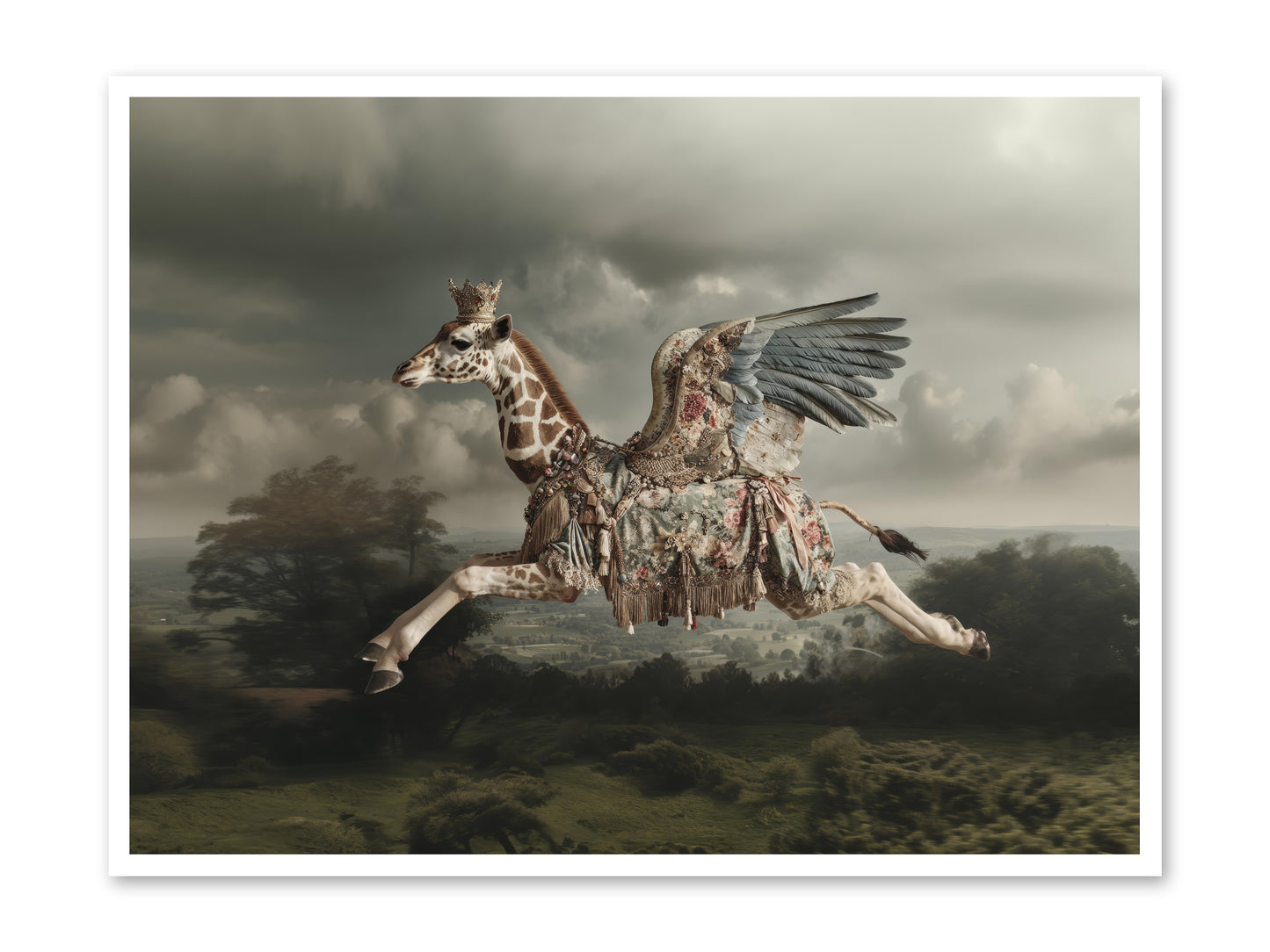 Song for a Golden Field -- Loose Canvas Print 48x36